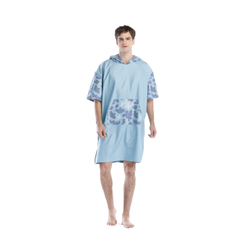 Printed Poncho Towel