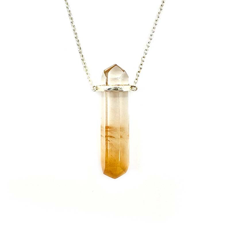 Shinecrys-rabbit hair crystal S925 pedant