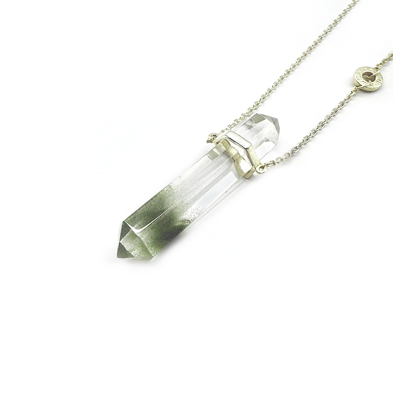 Shinecrys-green phamtan crystal  S925 pedant