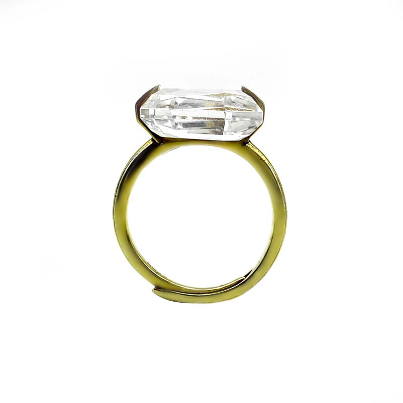 Shinecrys-clear quartz S925 ring