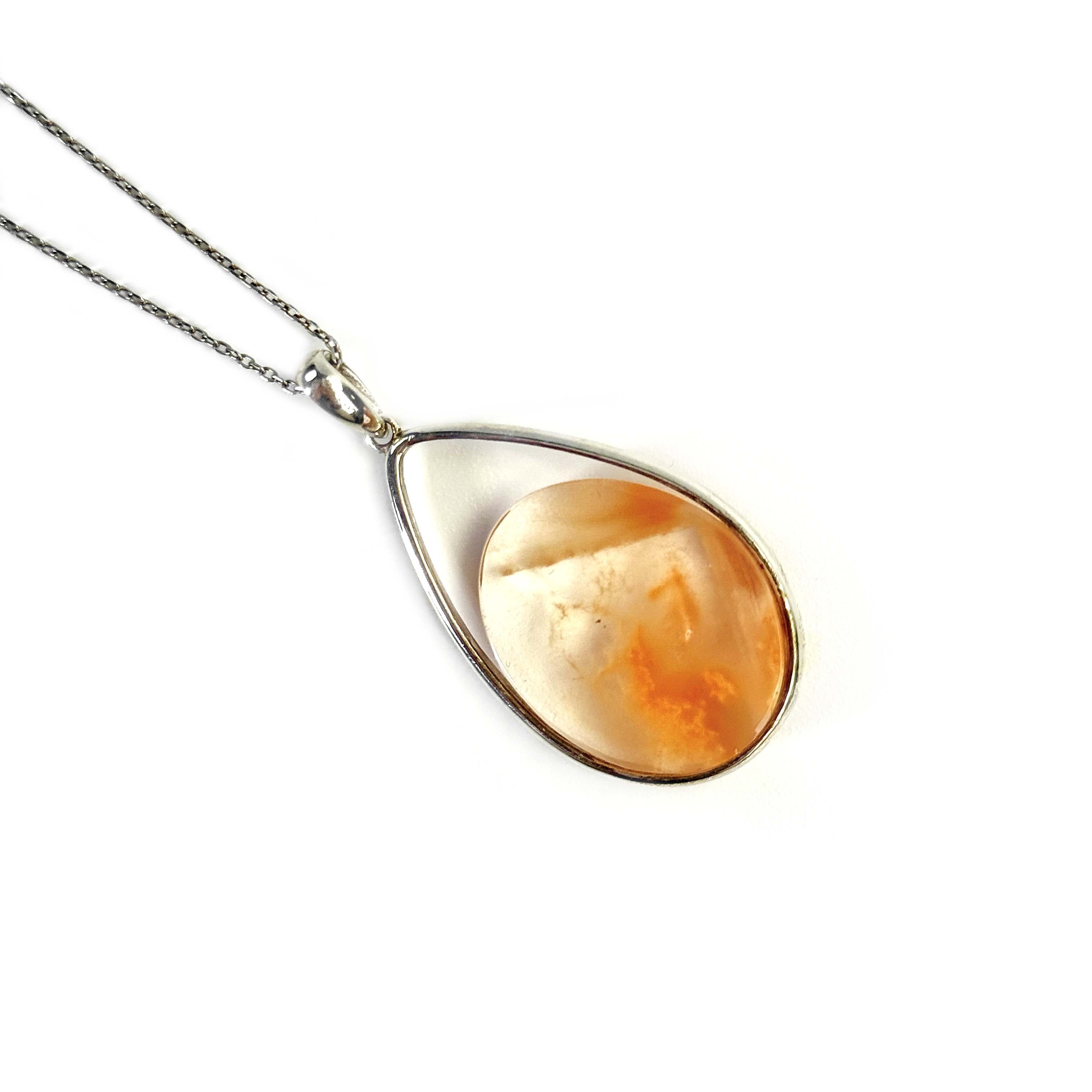Shinecrys-red crystal S925 pendant