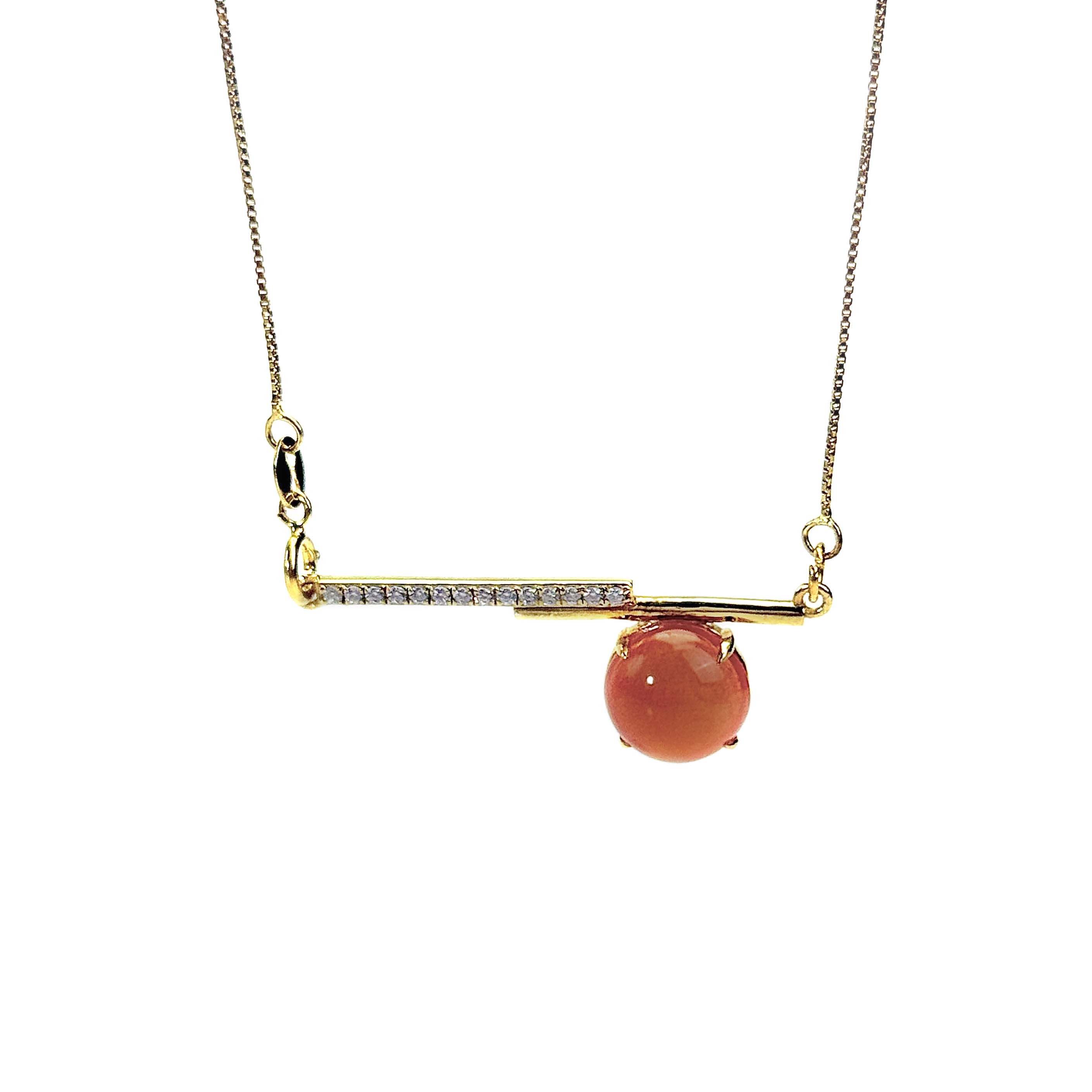 Shinecrys-red crystal S925 pendant