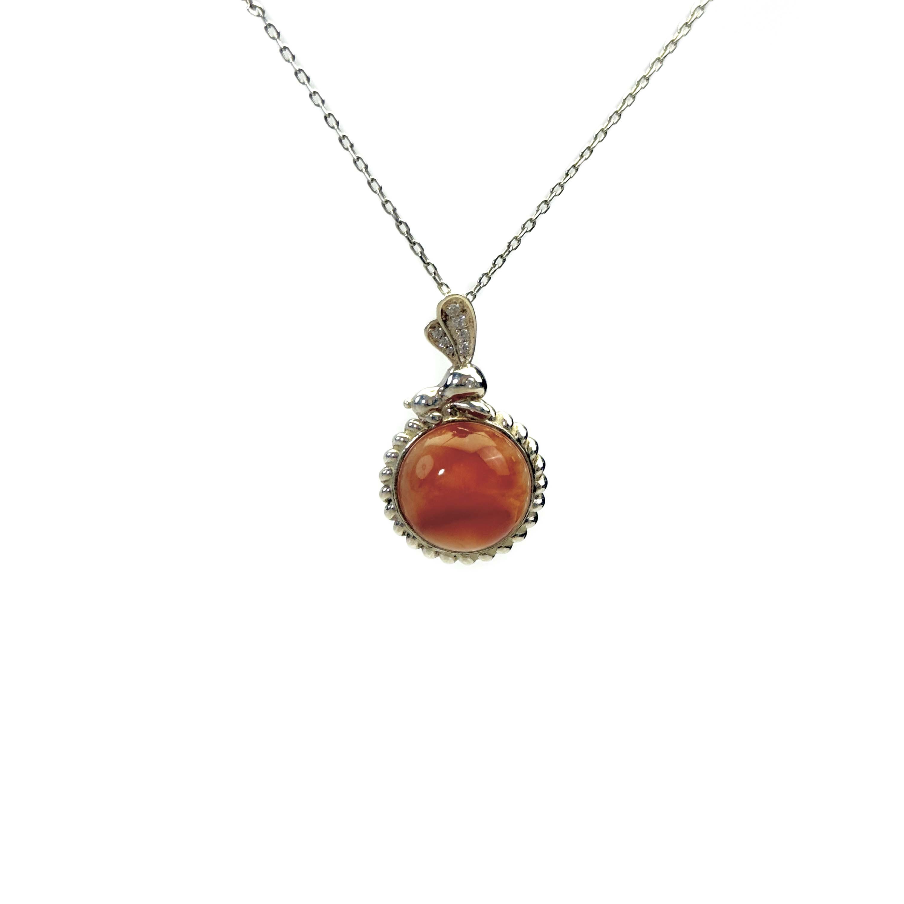 Shinecrys-red crystal S925 pendant