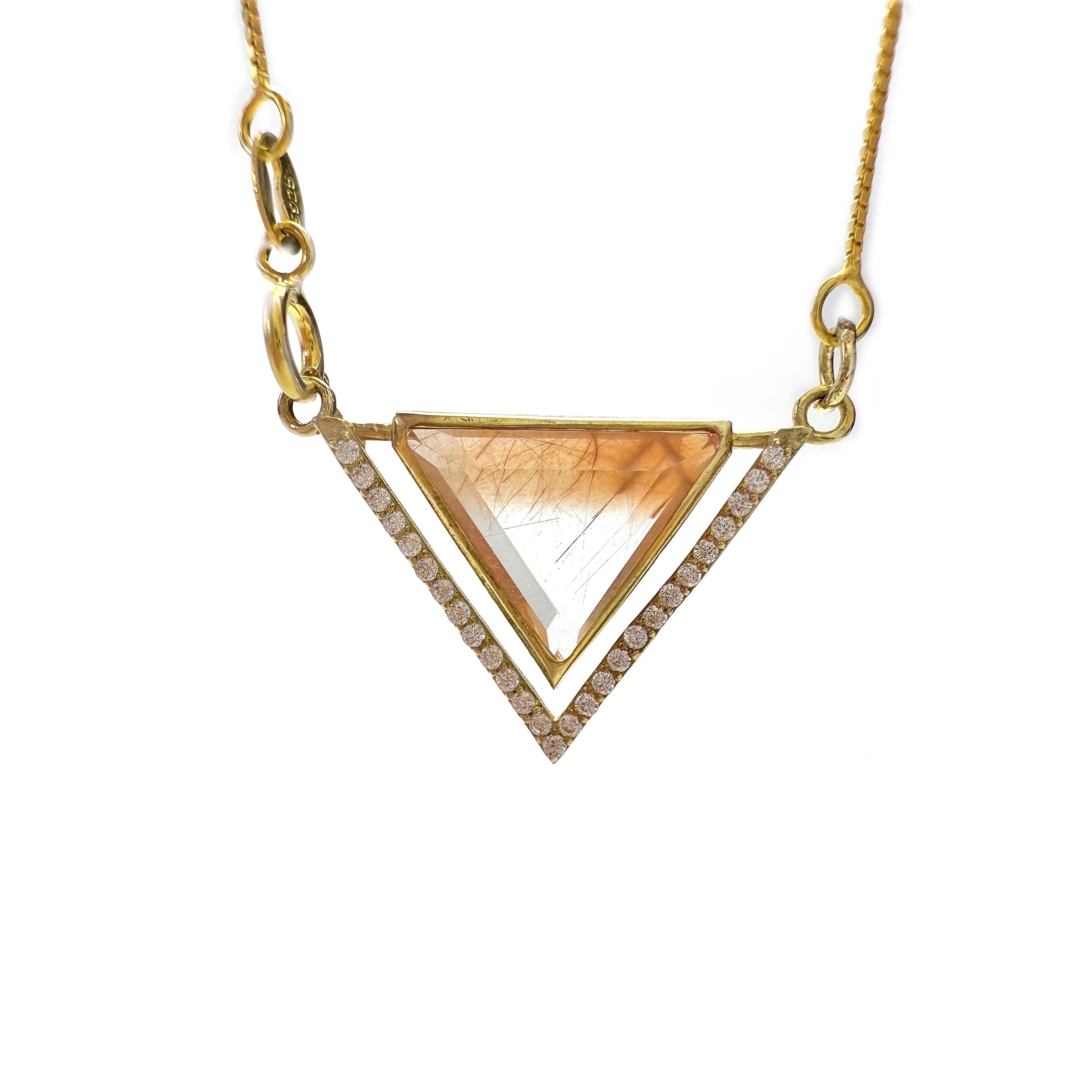 Shinecrys-red crystal S925 pendant