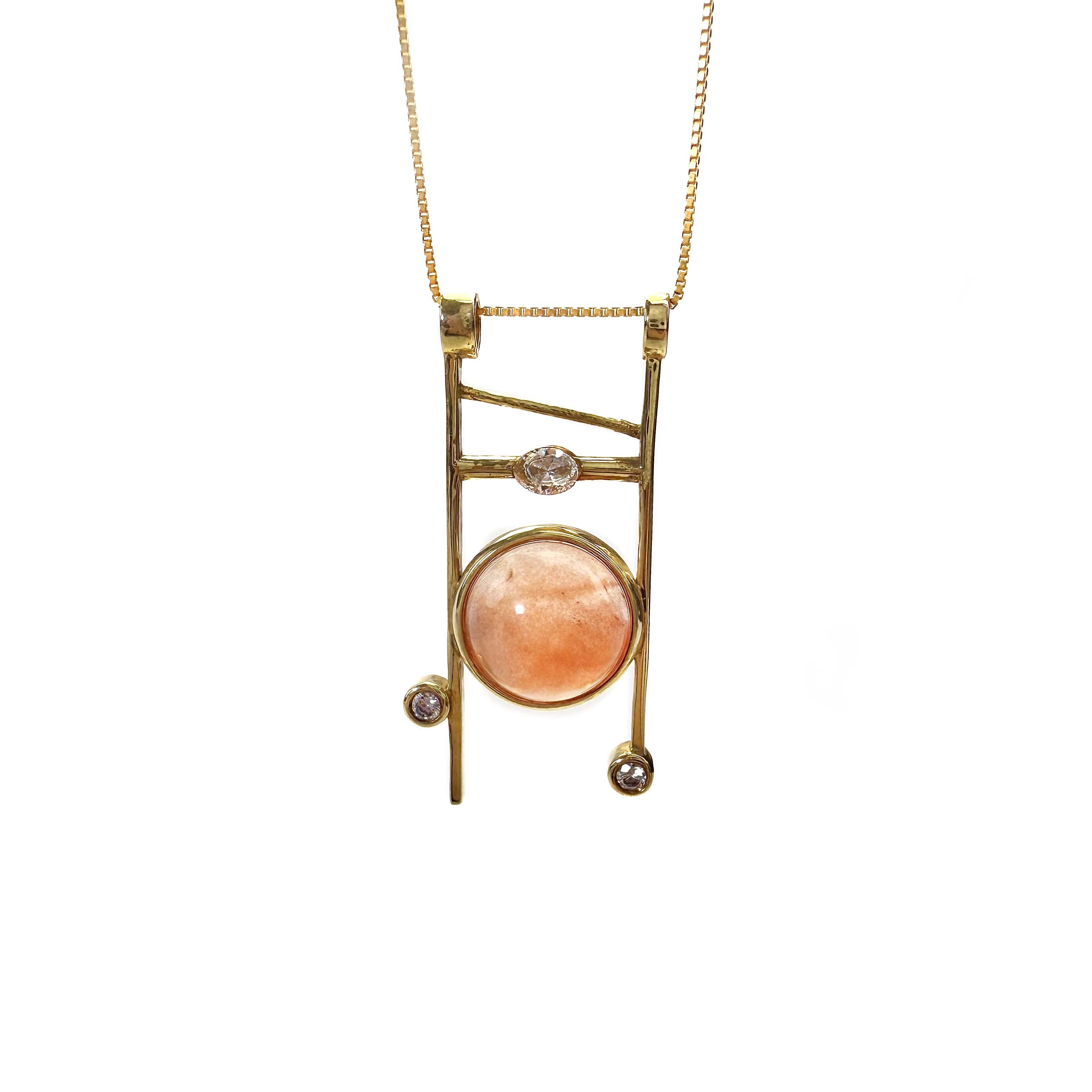 Shinecrys-red crystal S925 pendant