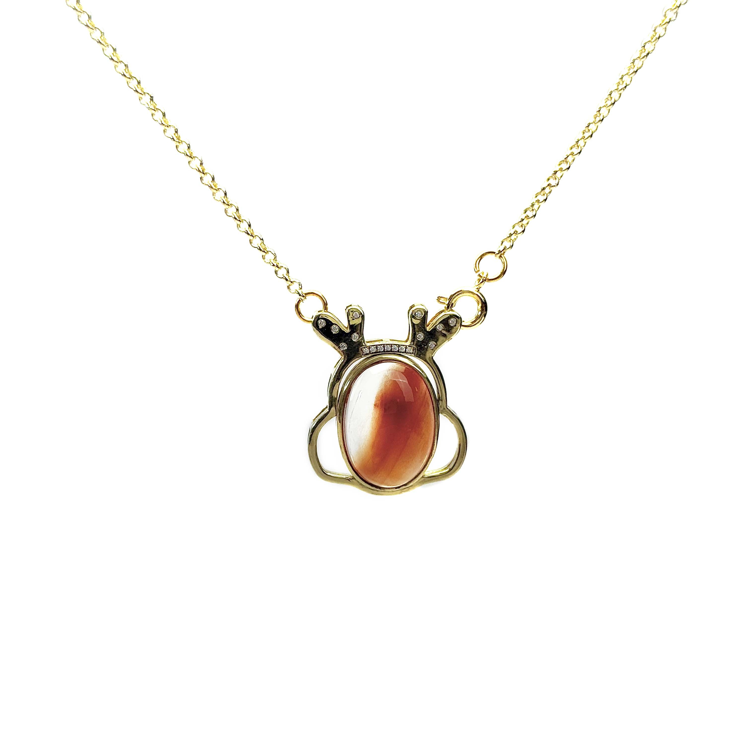Shinecrys-red crystal S925 pendant