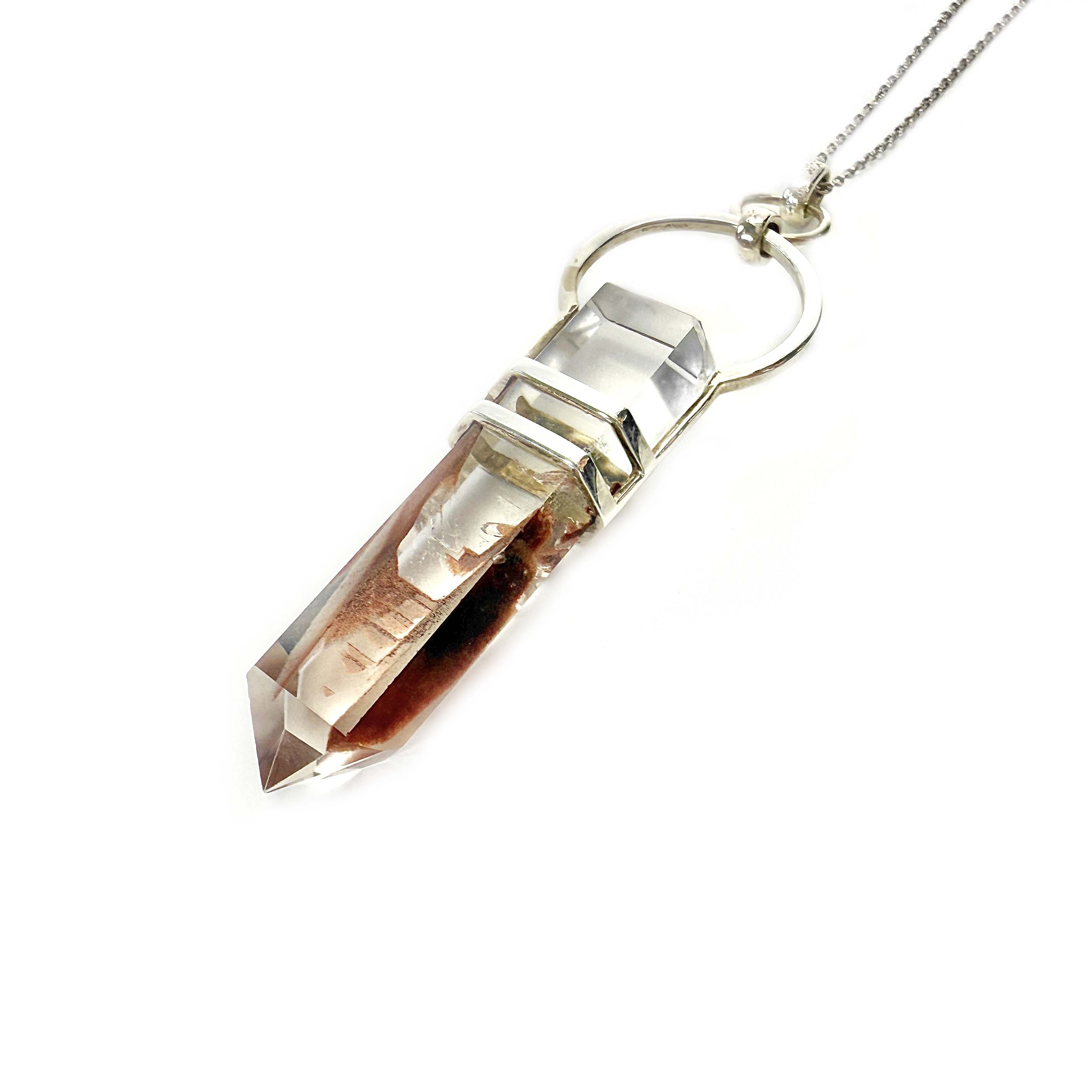 Shinecrys-red crystal S925 pendant