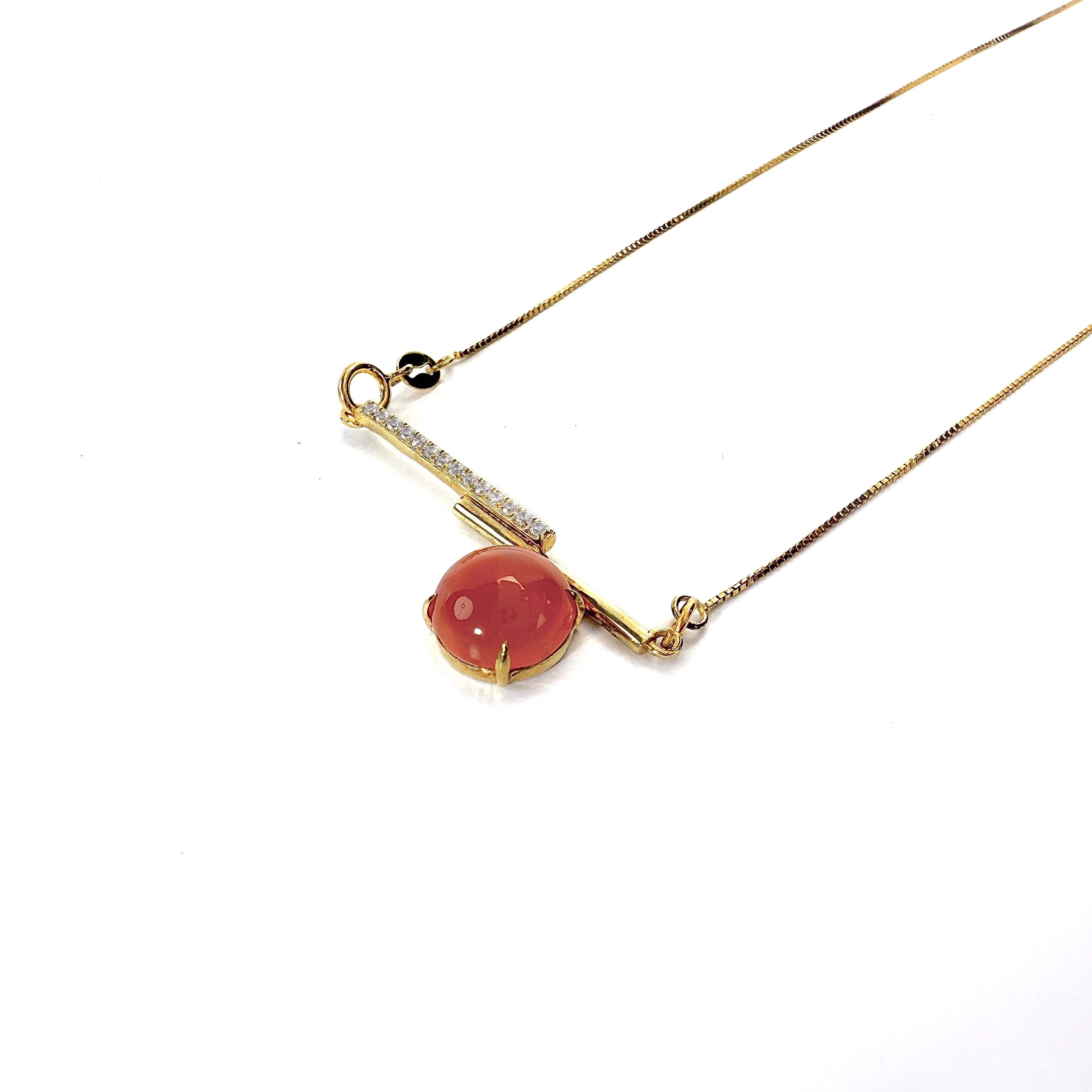 Shinecrys-red crystal S925 pendant