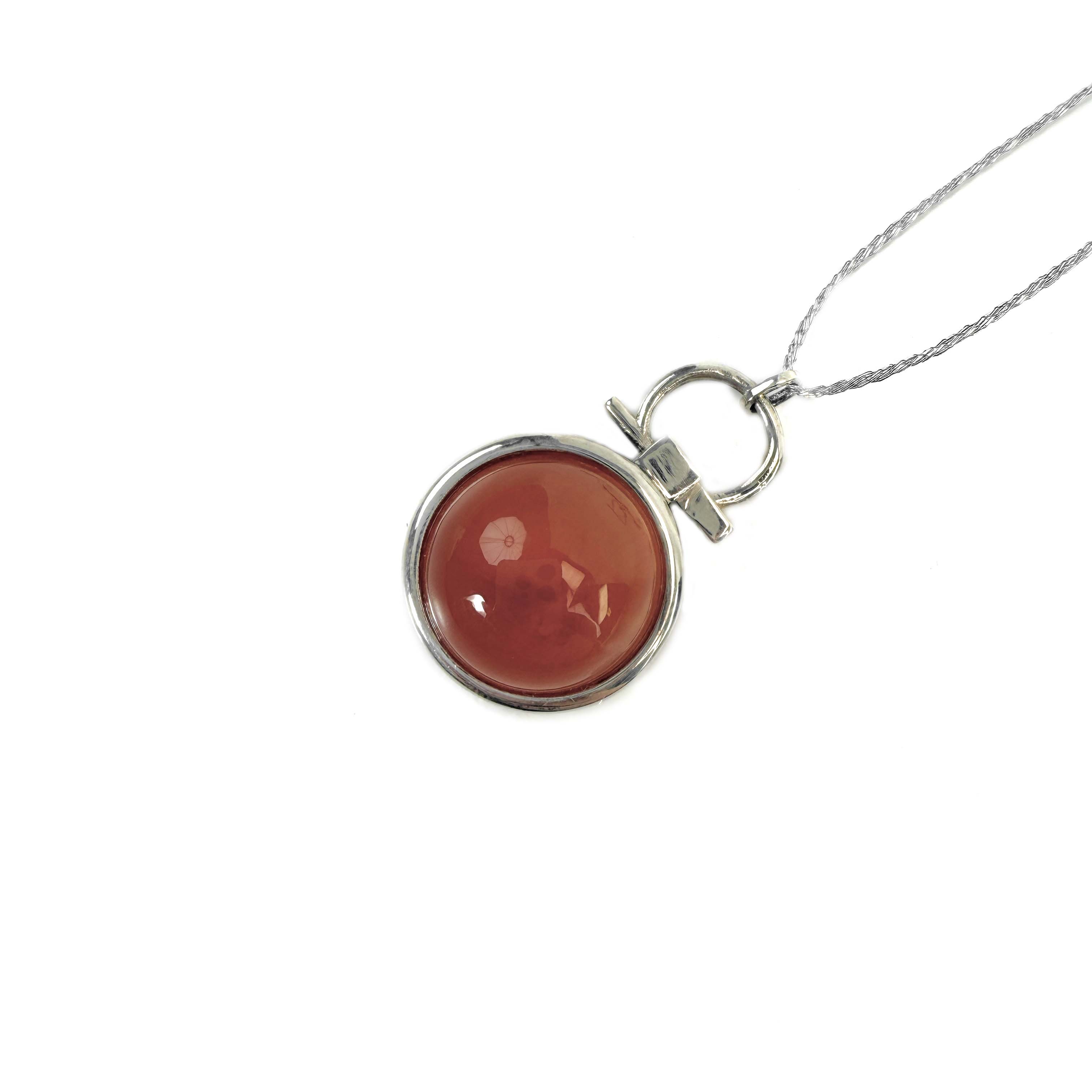Shinecrys-red crystal S925 pendant