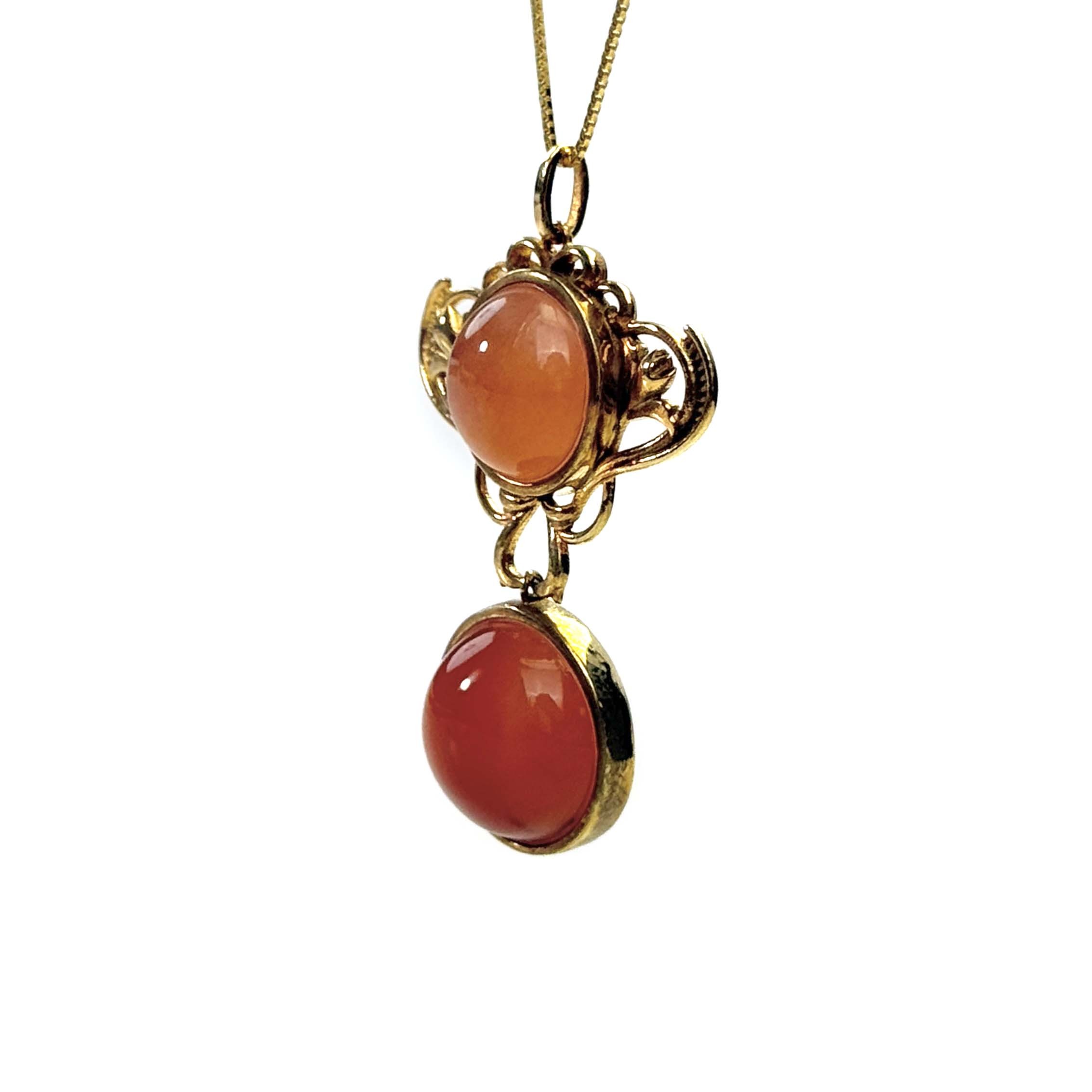 Shinecrys-red crystal S925 pendant