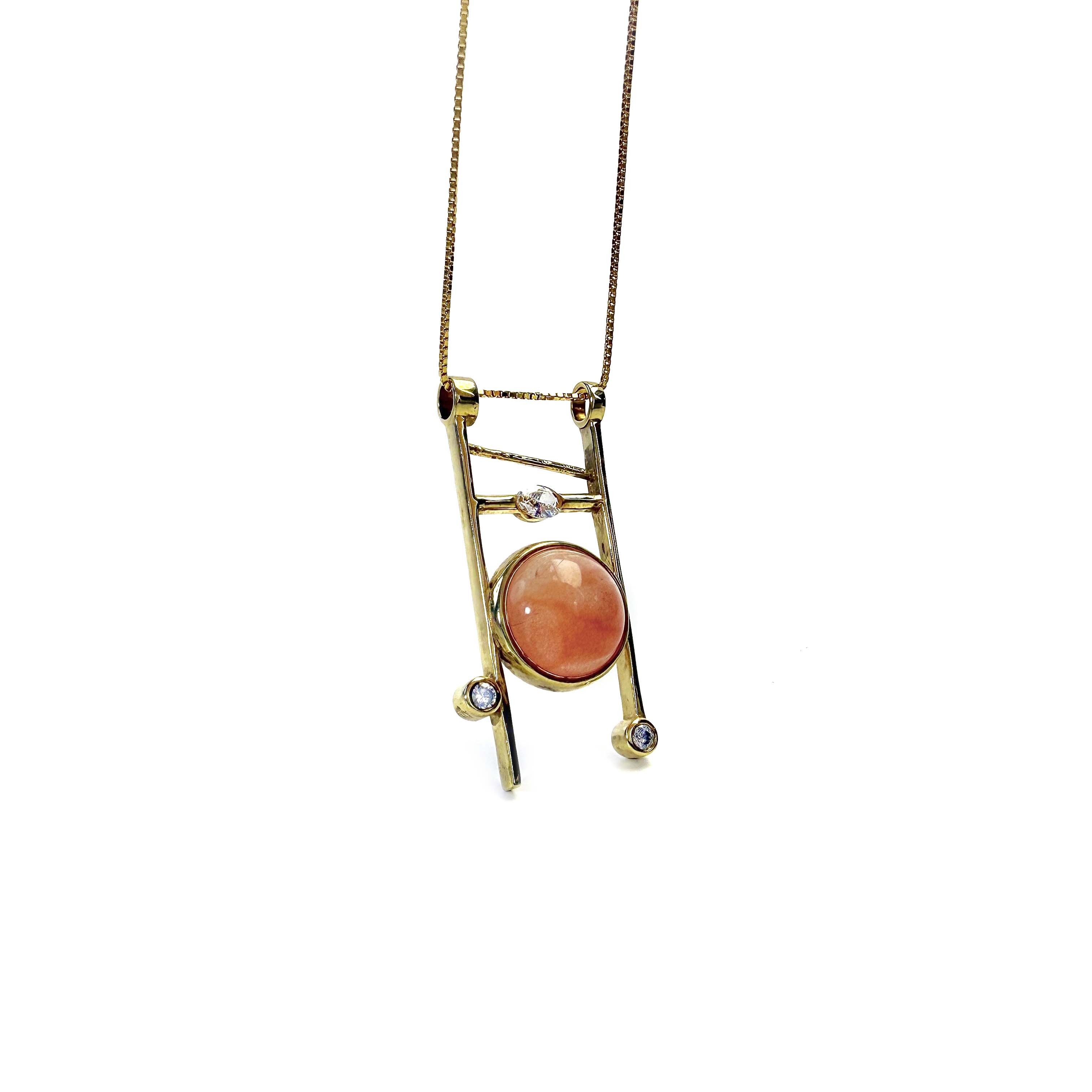 Shinecrys-red crystal S925 pendant