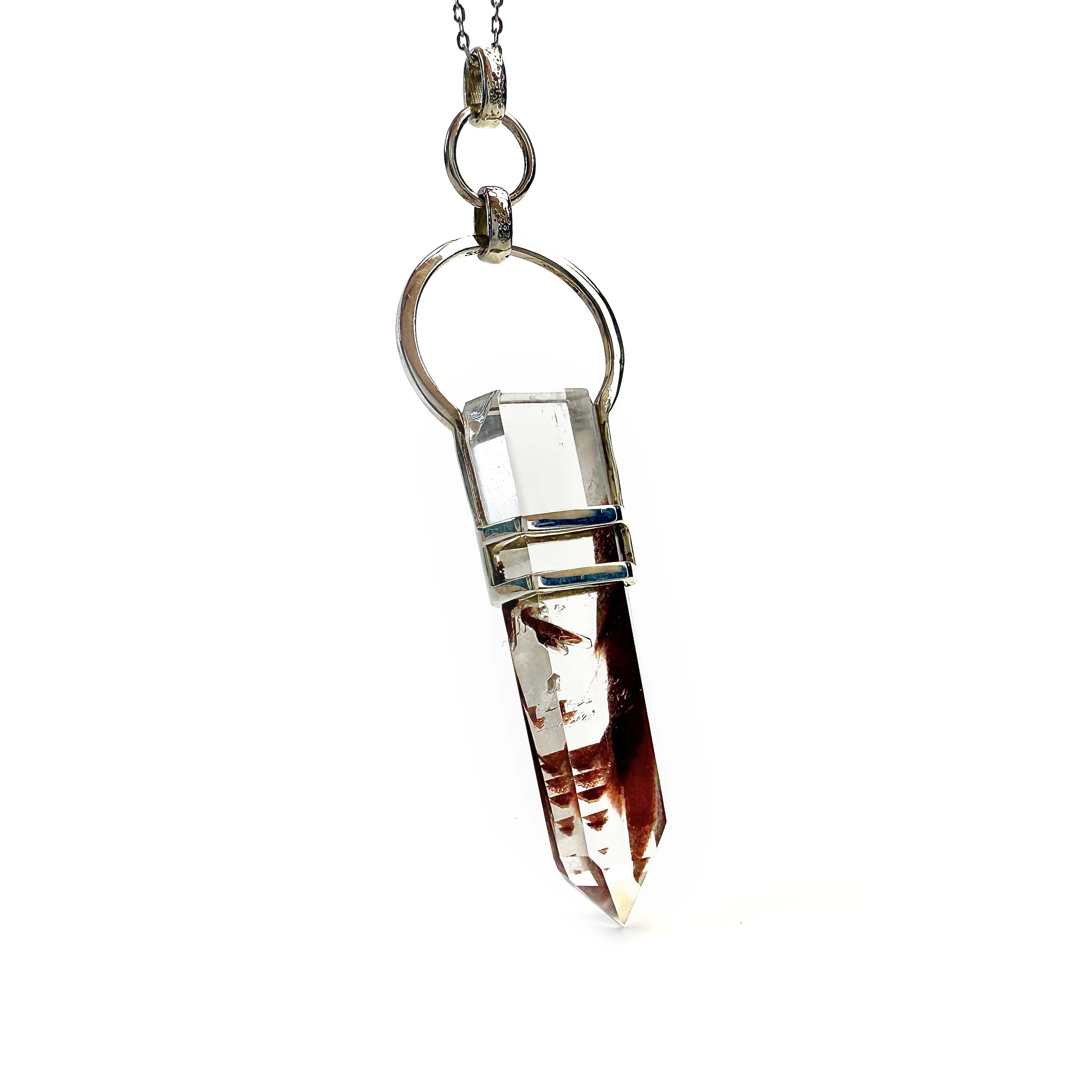 Shinecrys-red crystal S925 pendant