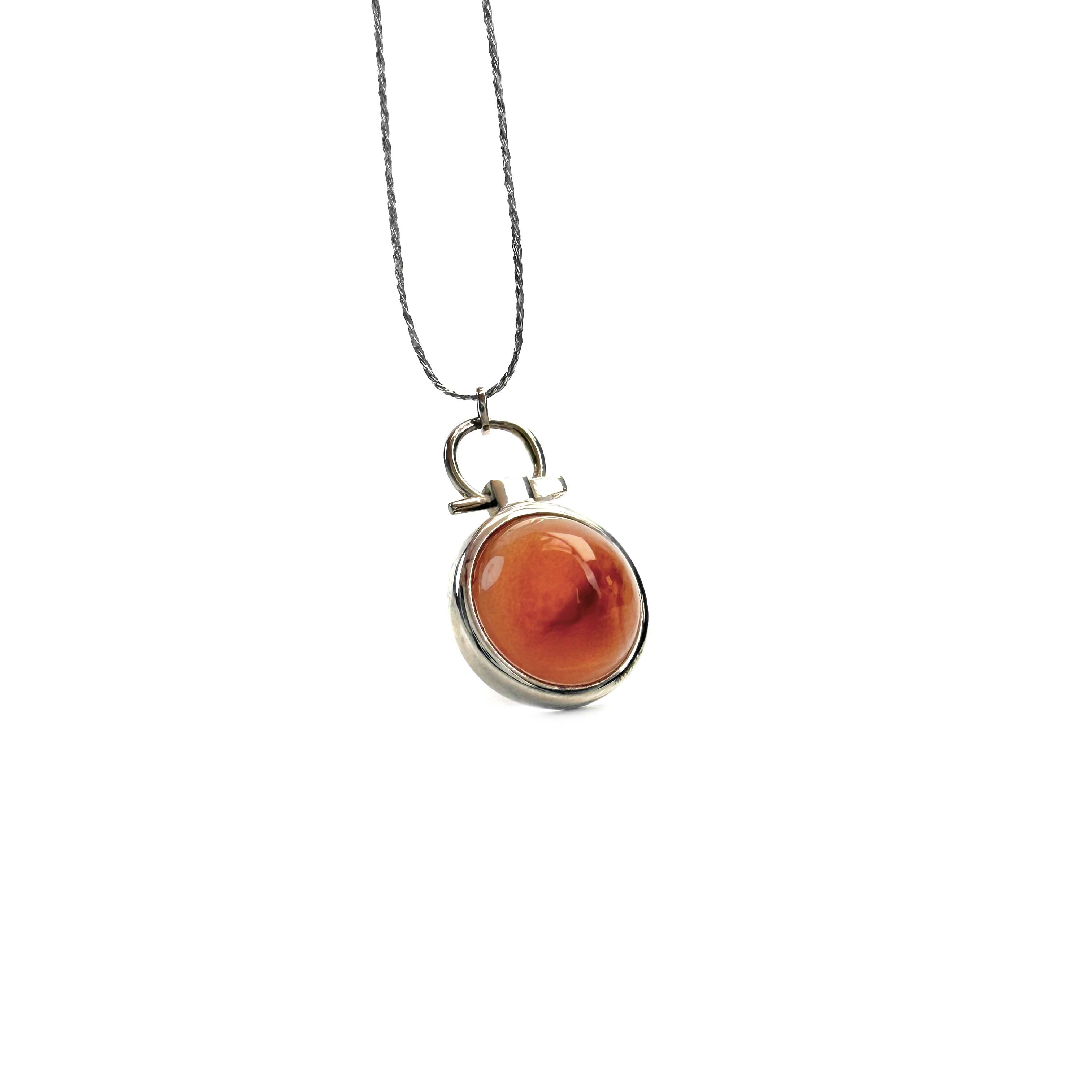 Shinecrys-red crystal S925 pendant