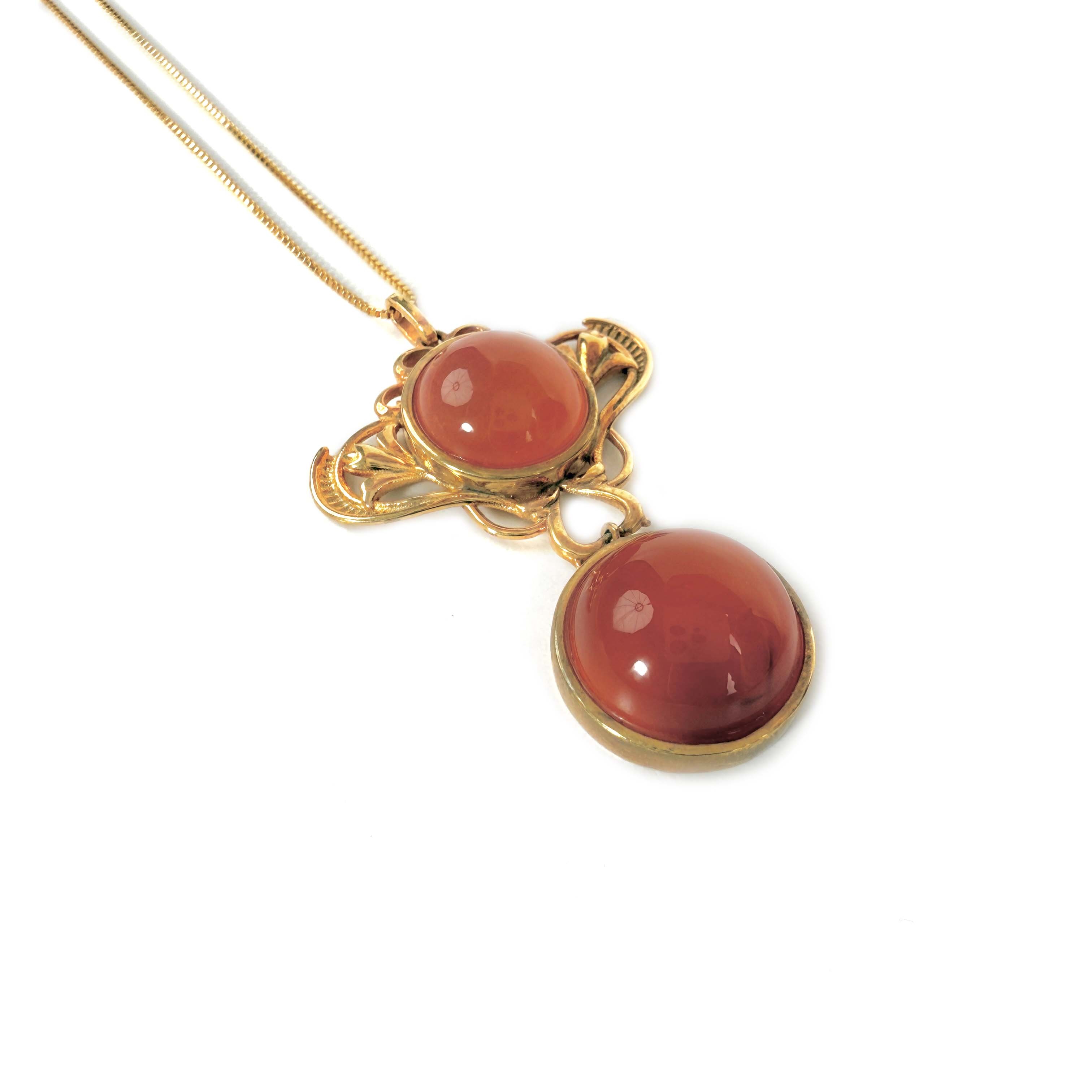 Shinecrys-red crystal S925 pendant