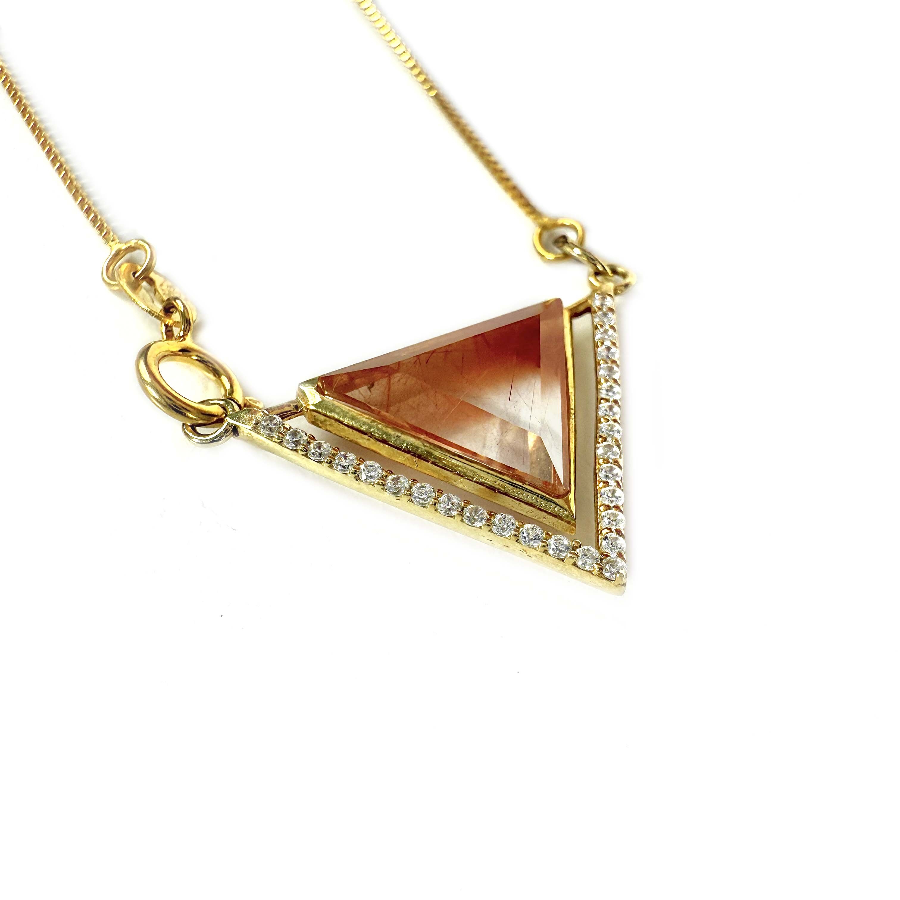 Shinecrys-red crystal S925 pendant