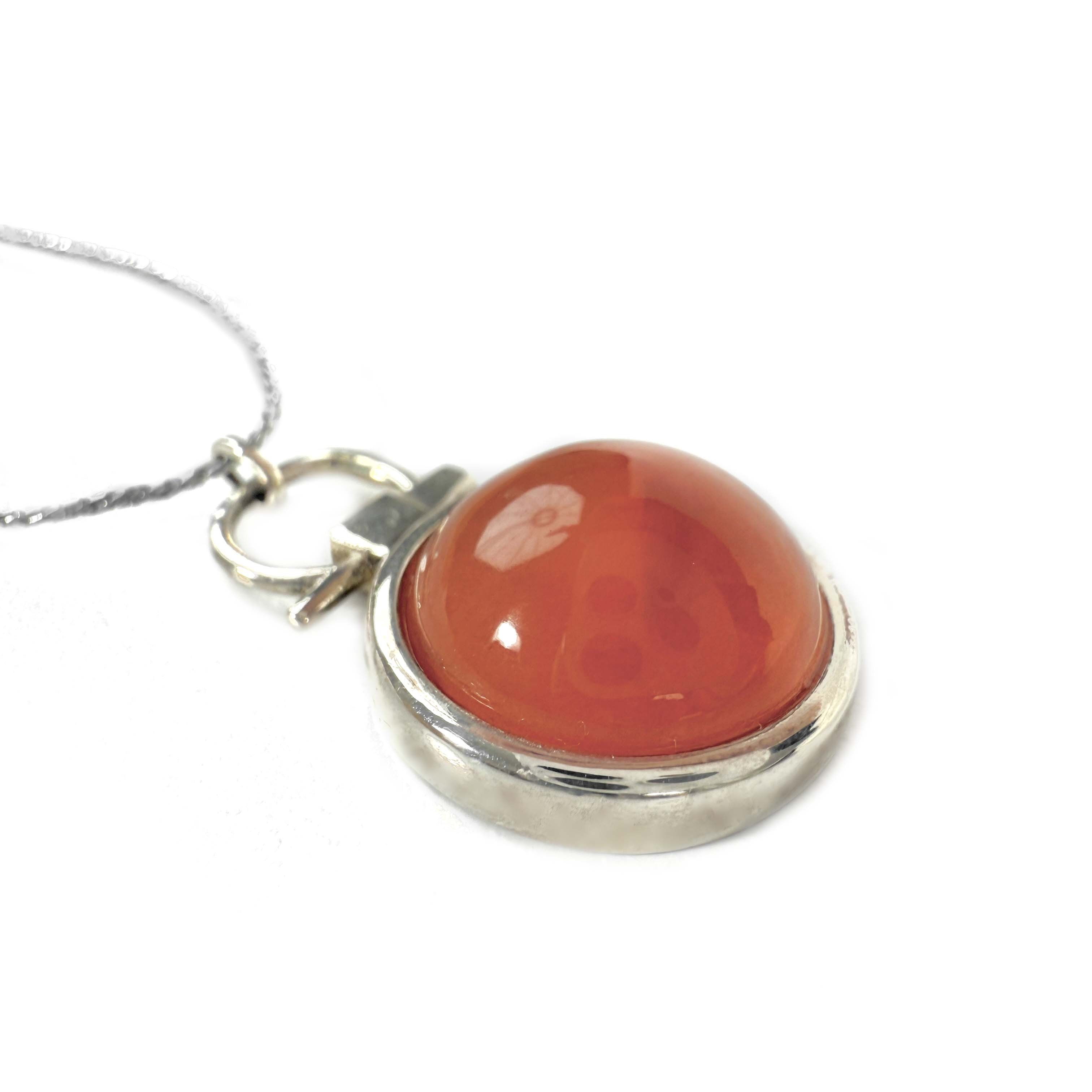 Shinecrys-red crystal S925 pendant