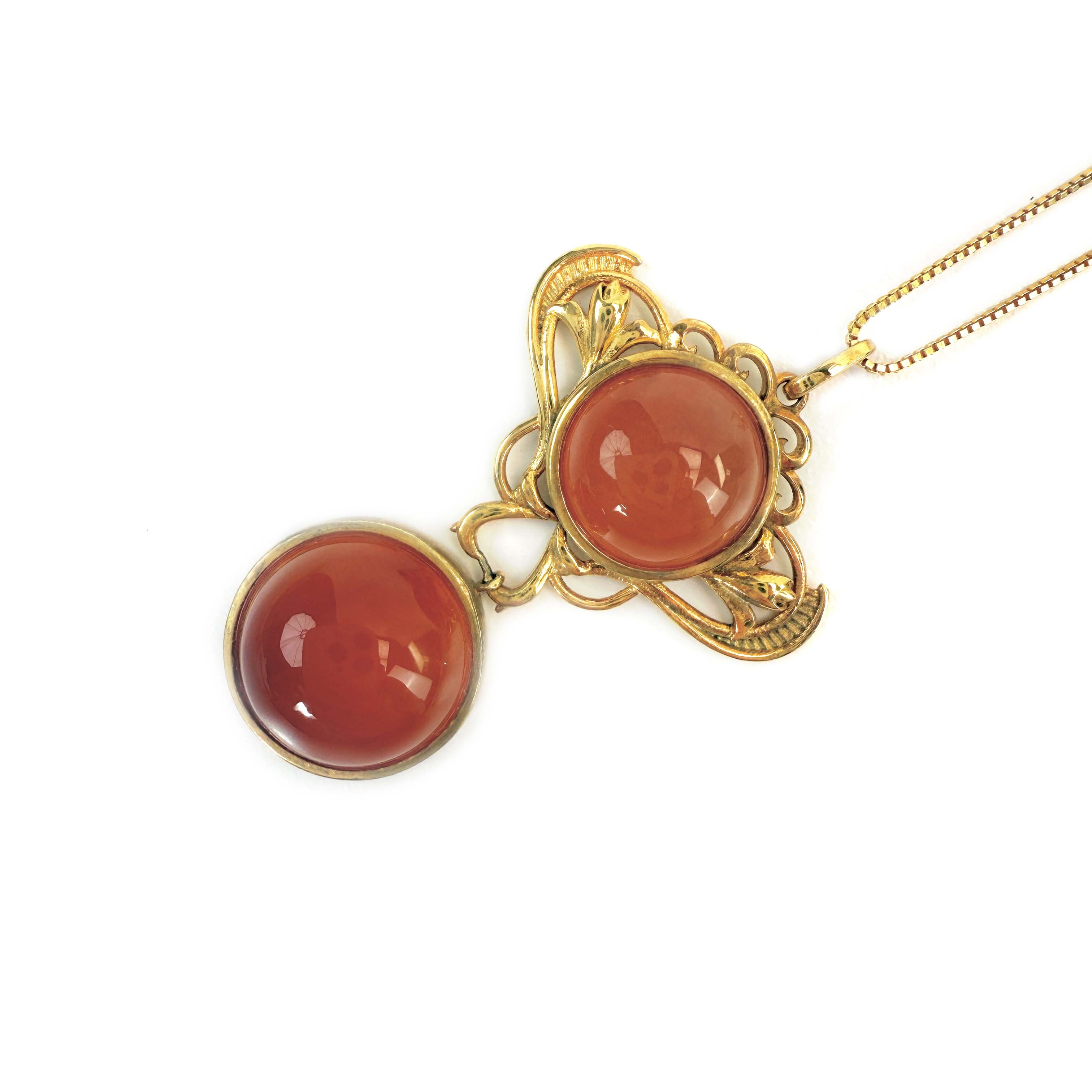 Shinecrys-red crystal S925 pendant