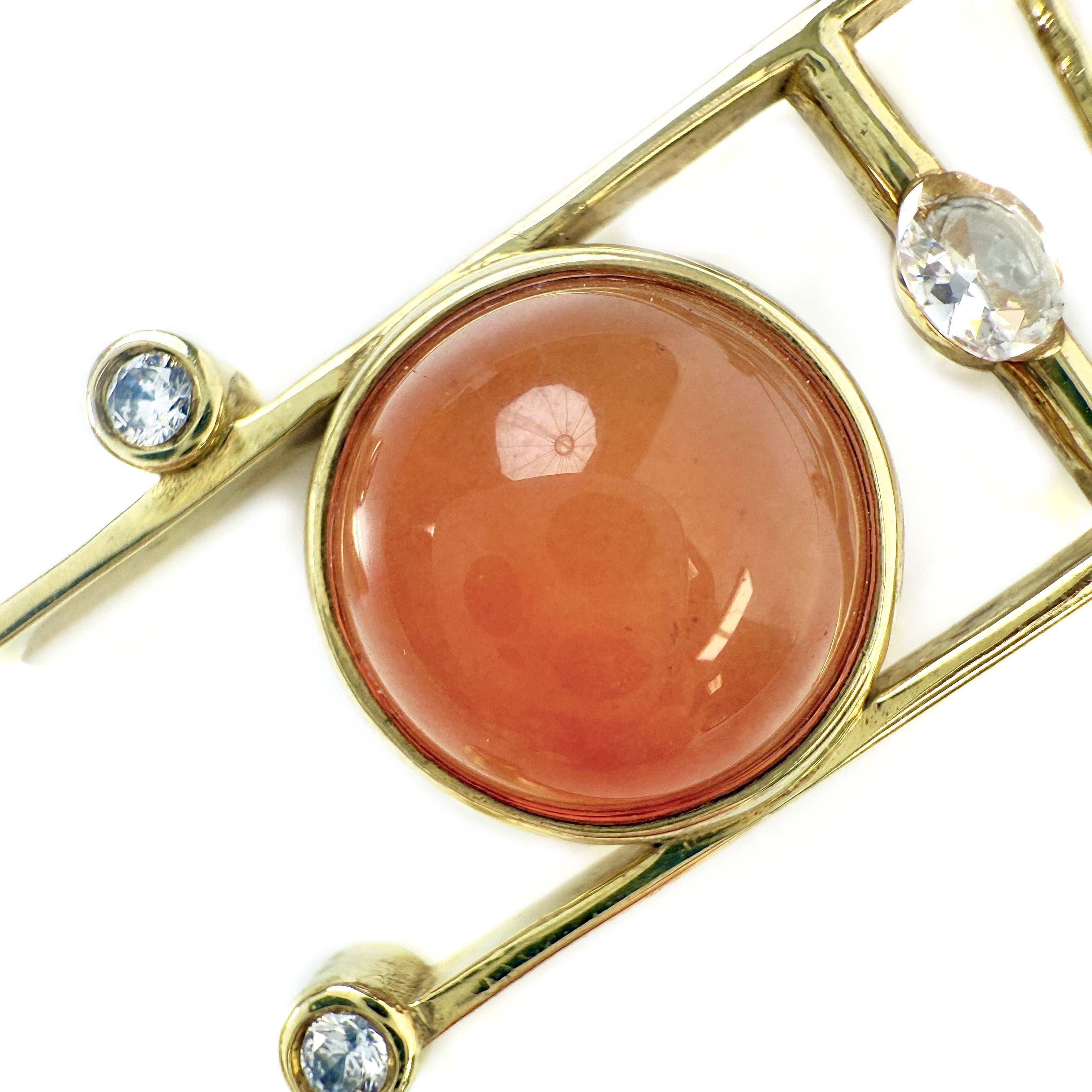 Shinecrys-red crystal S925 pendant