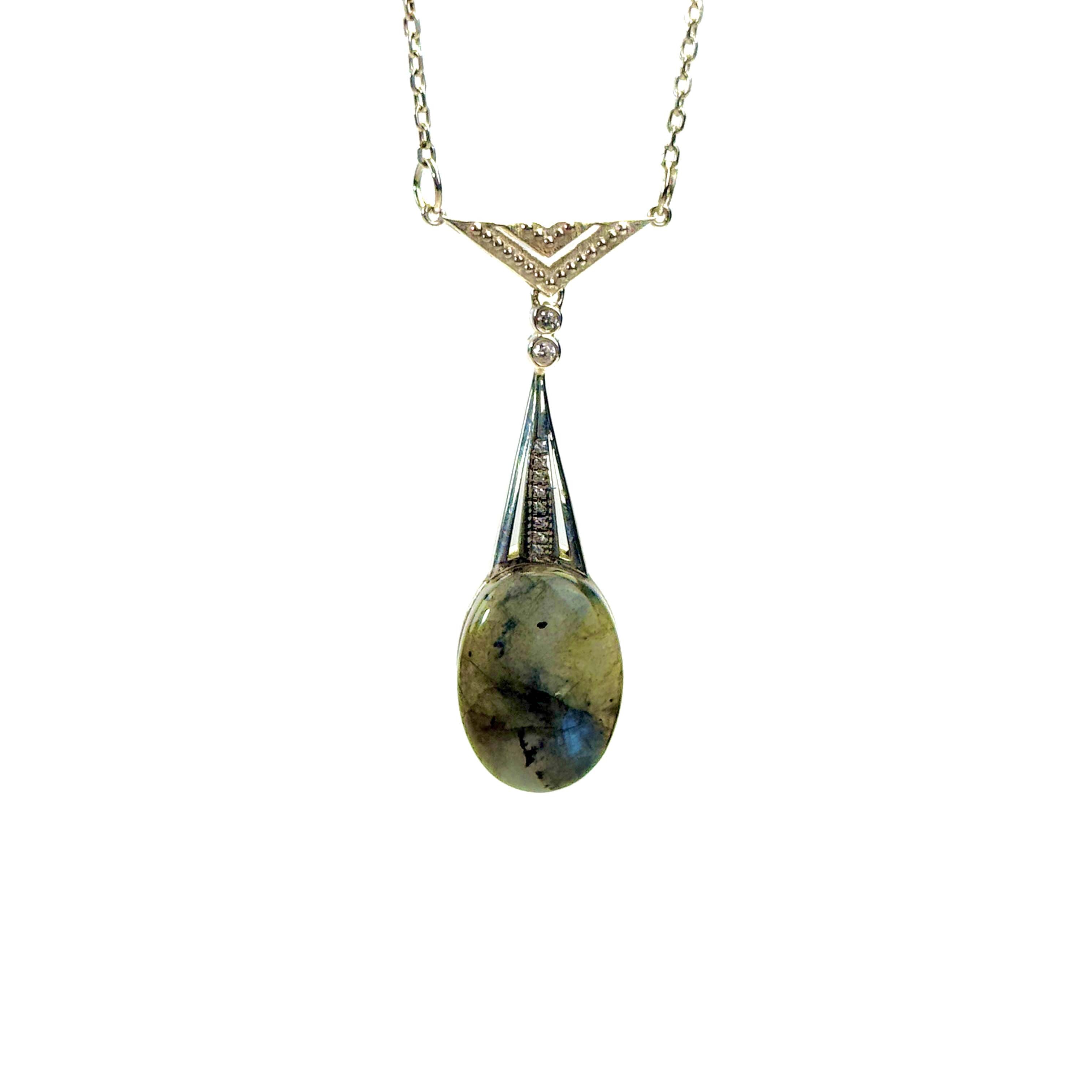 Shinecrys - labradorite S925 pendant