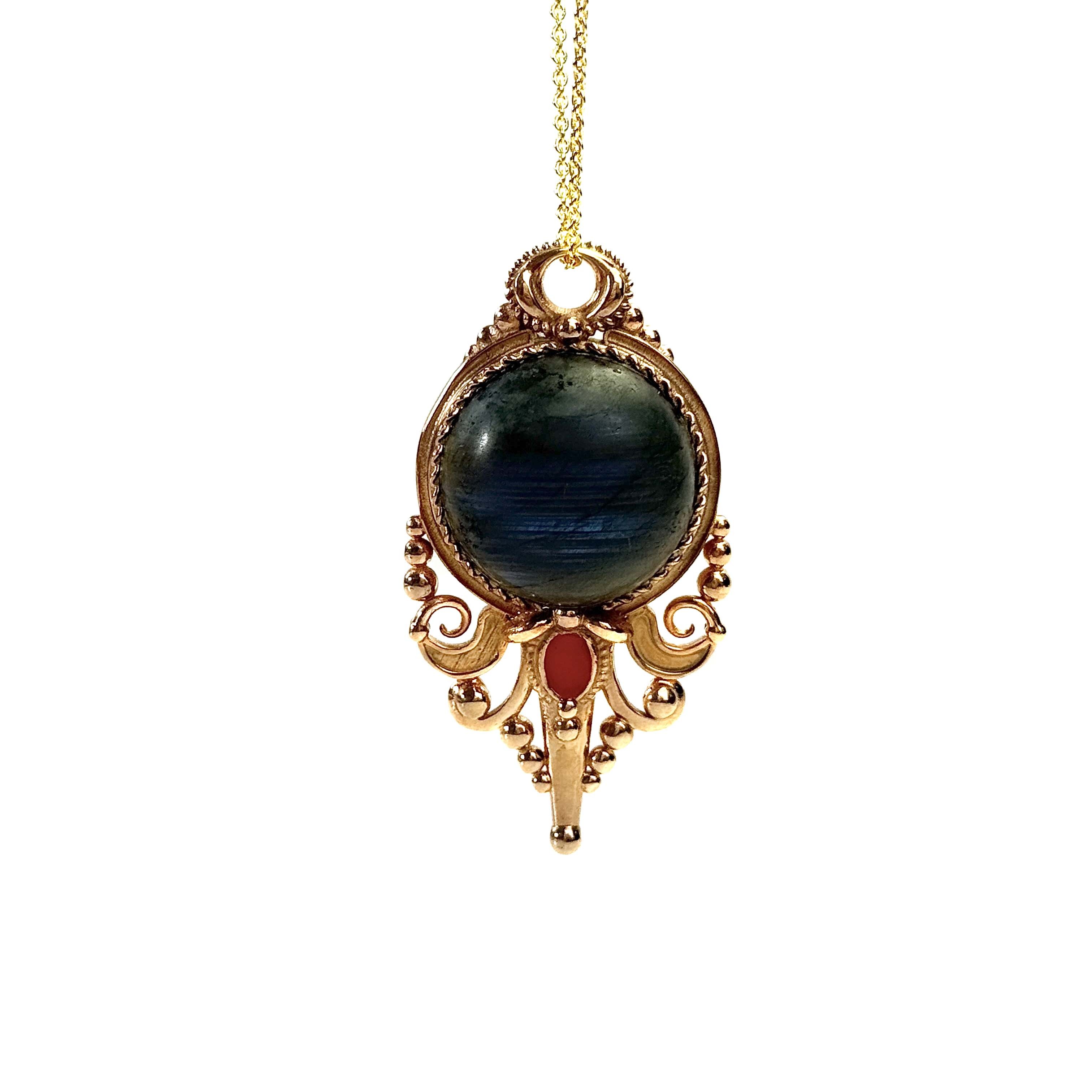Shinecrys - labradorite S925 pendant