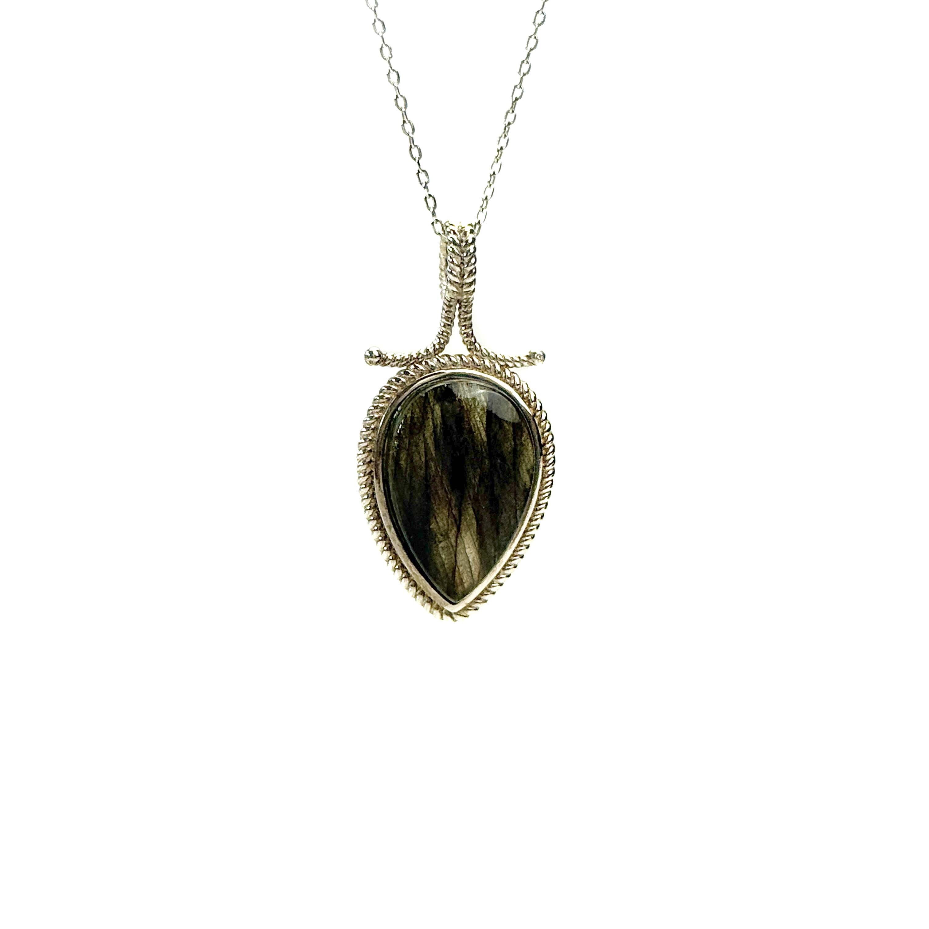 Shinecrys - labradorite S925 pendant