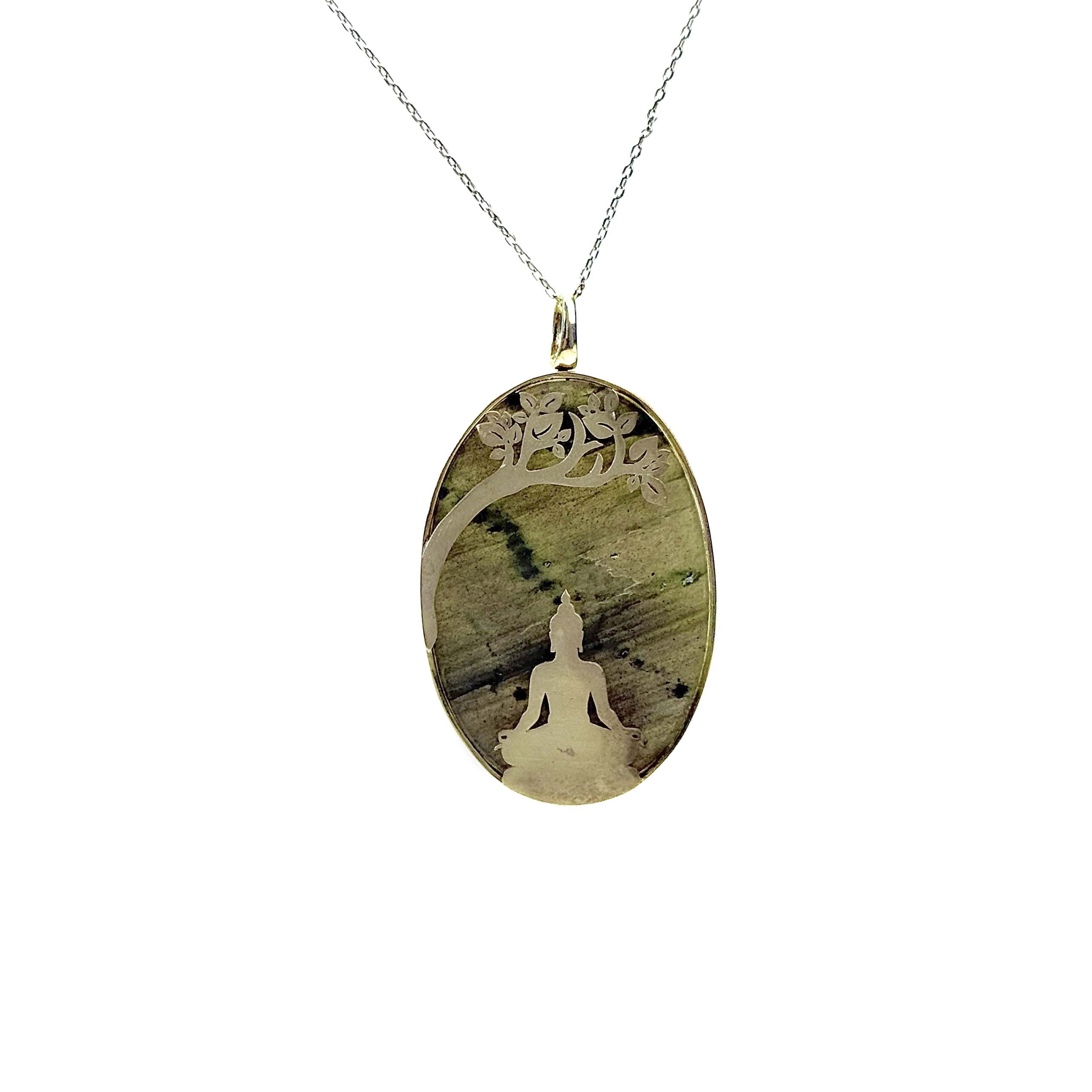Shinecrys - labradorite S925 pendant