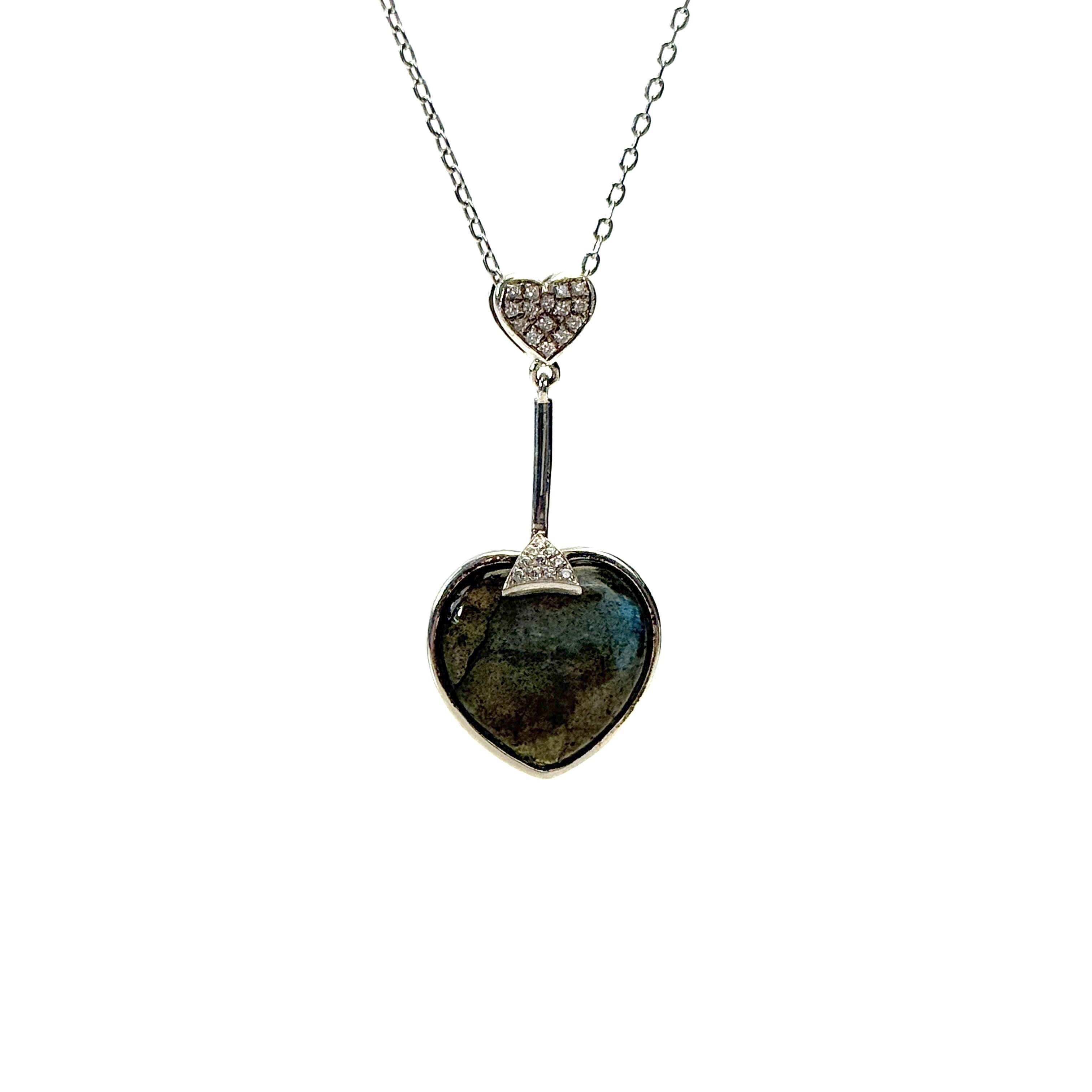 Shinecrys - labradorite S925 pendant