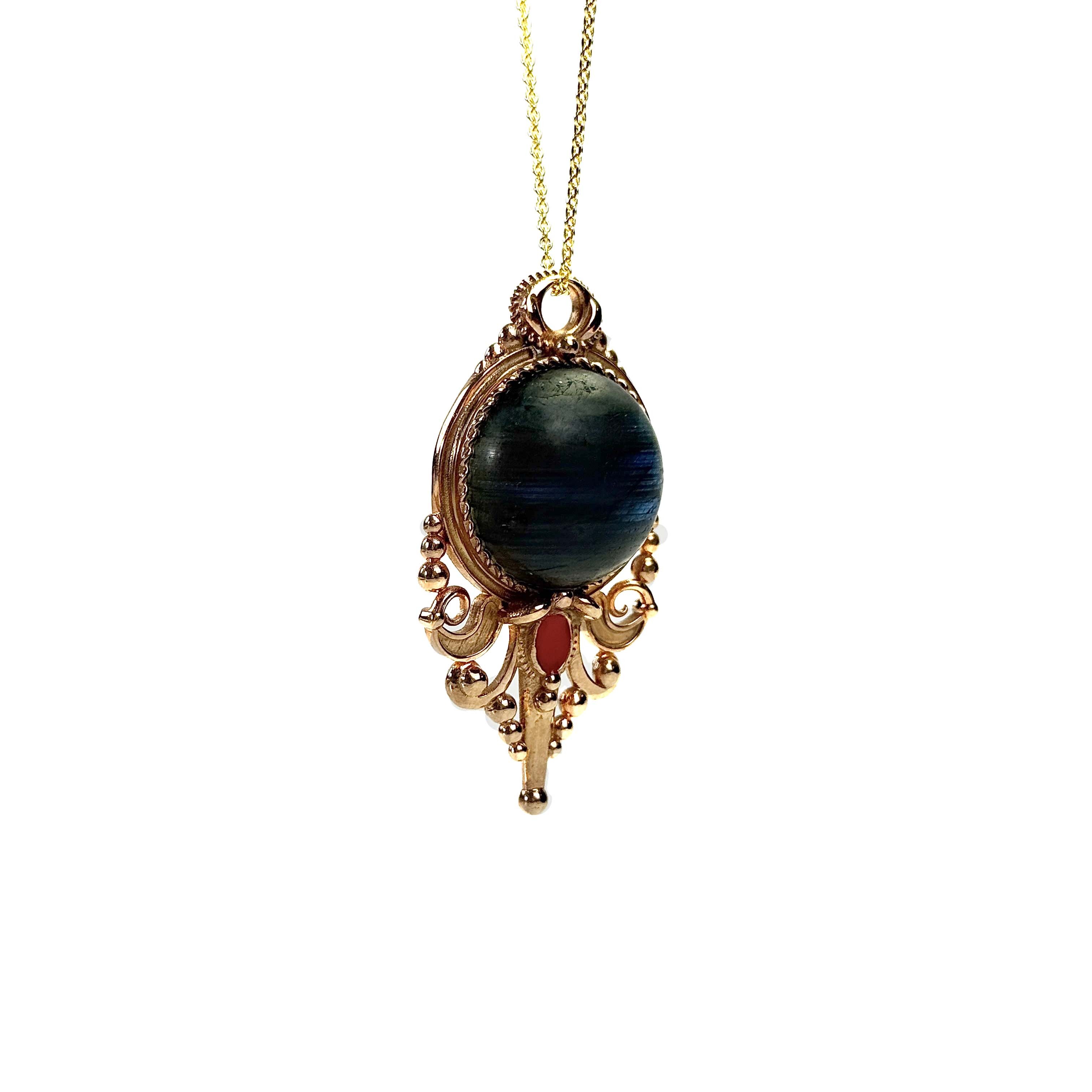 Shinecrys - labradorite S925 pendant