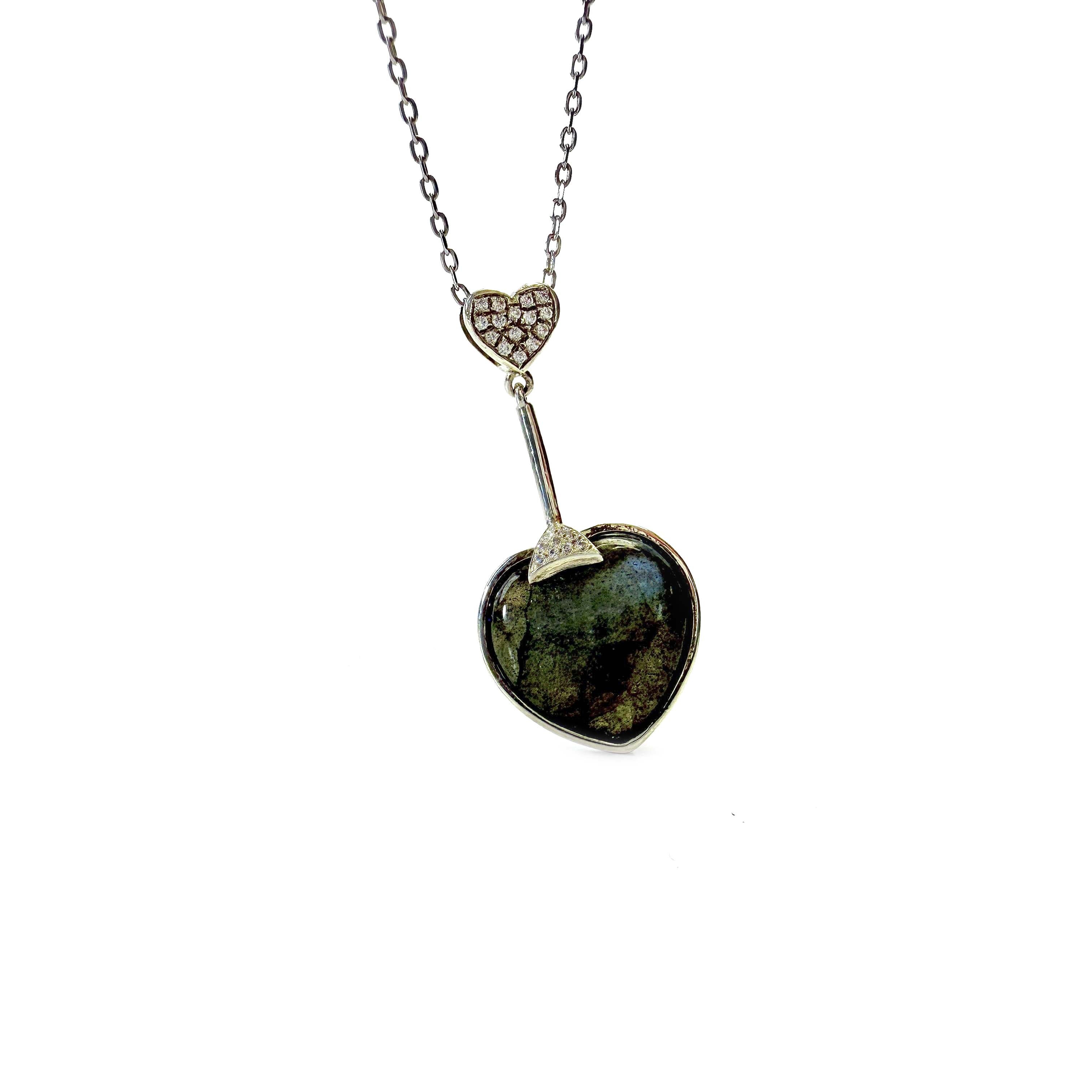 Shinecrys - labradorite S925 pendant