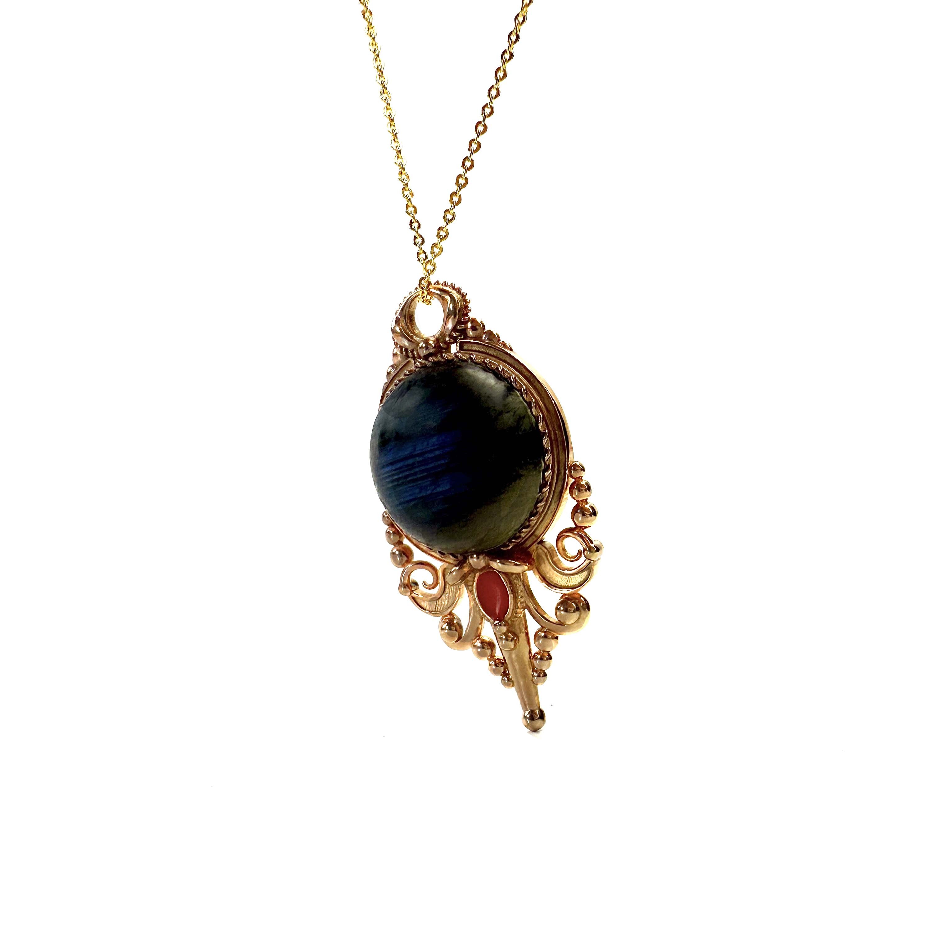 Shinecrys - labradorite S925 pendant