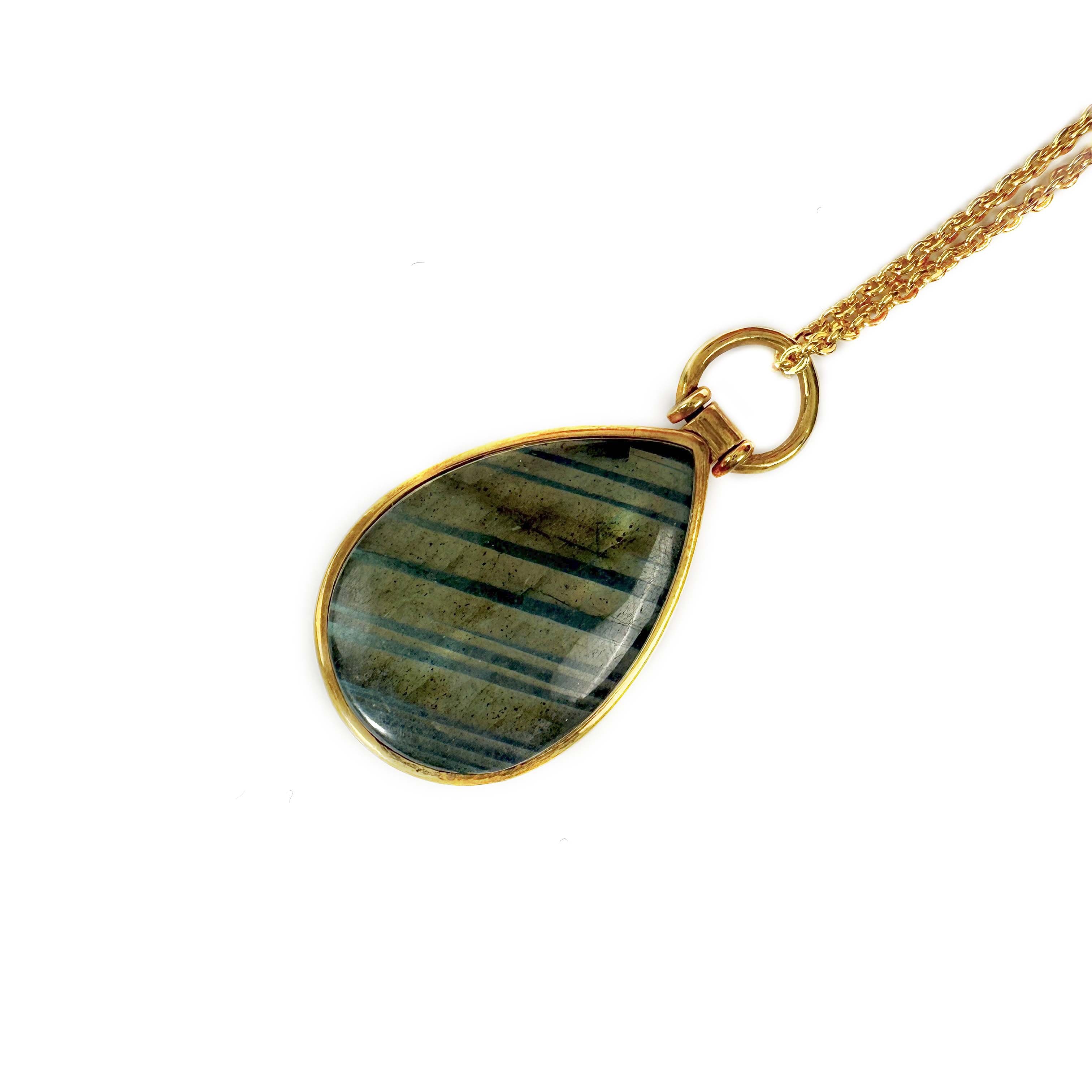 Shinecrys - labradorite S925 pendant