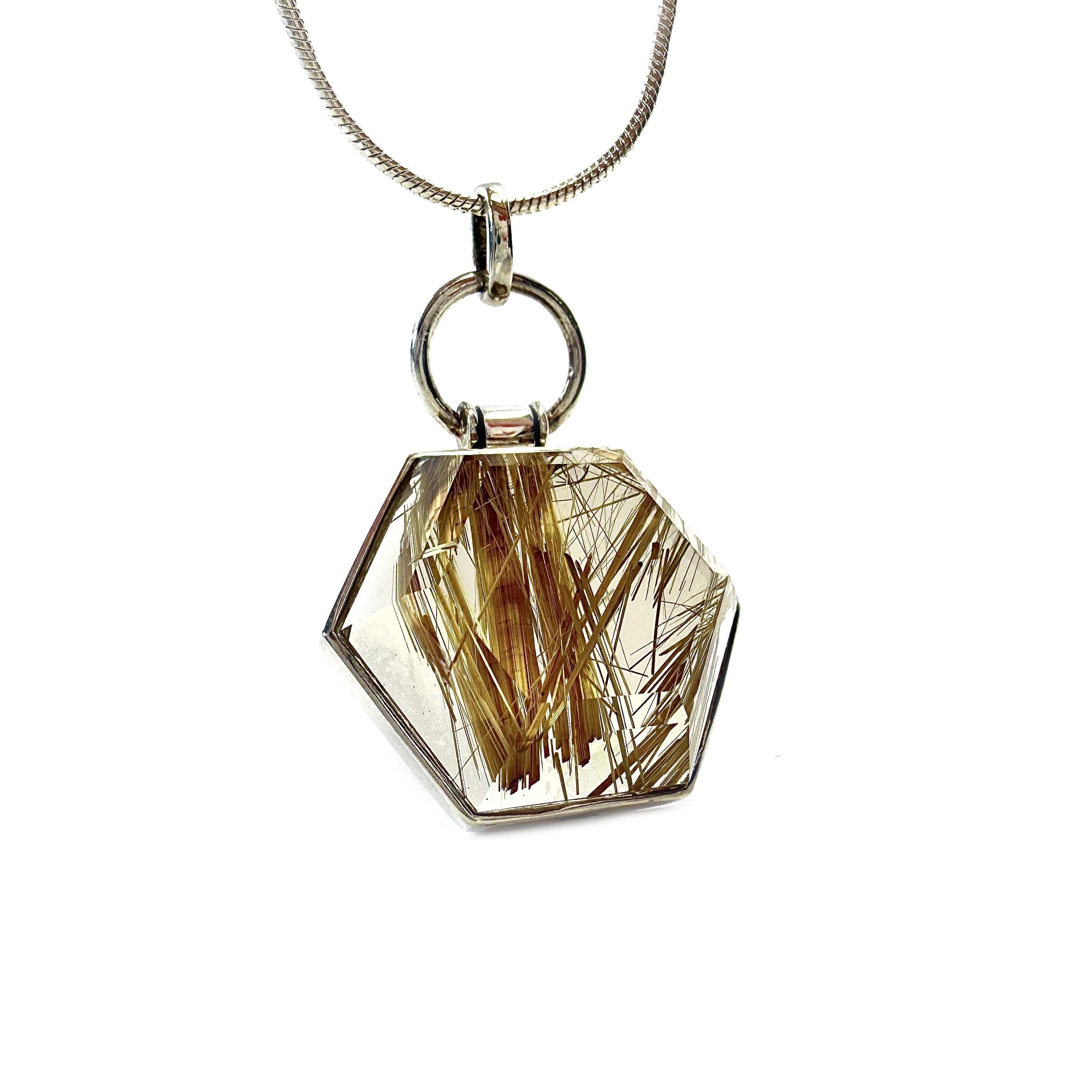 Shinecrys- hair crystal S925 pedant