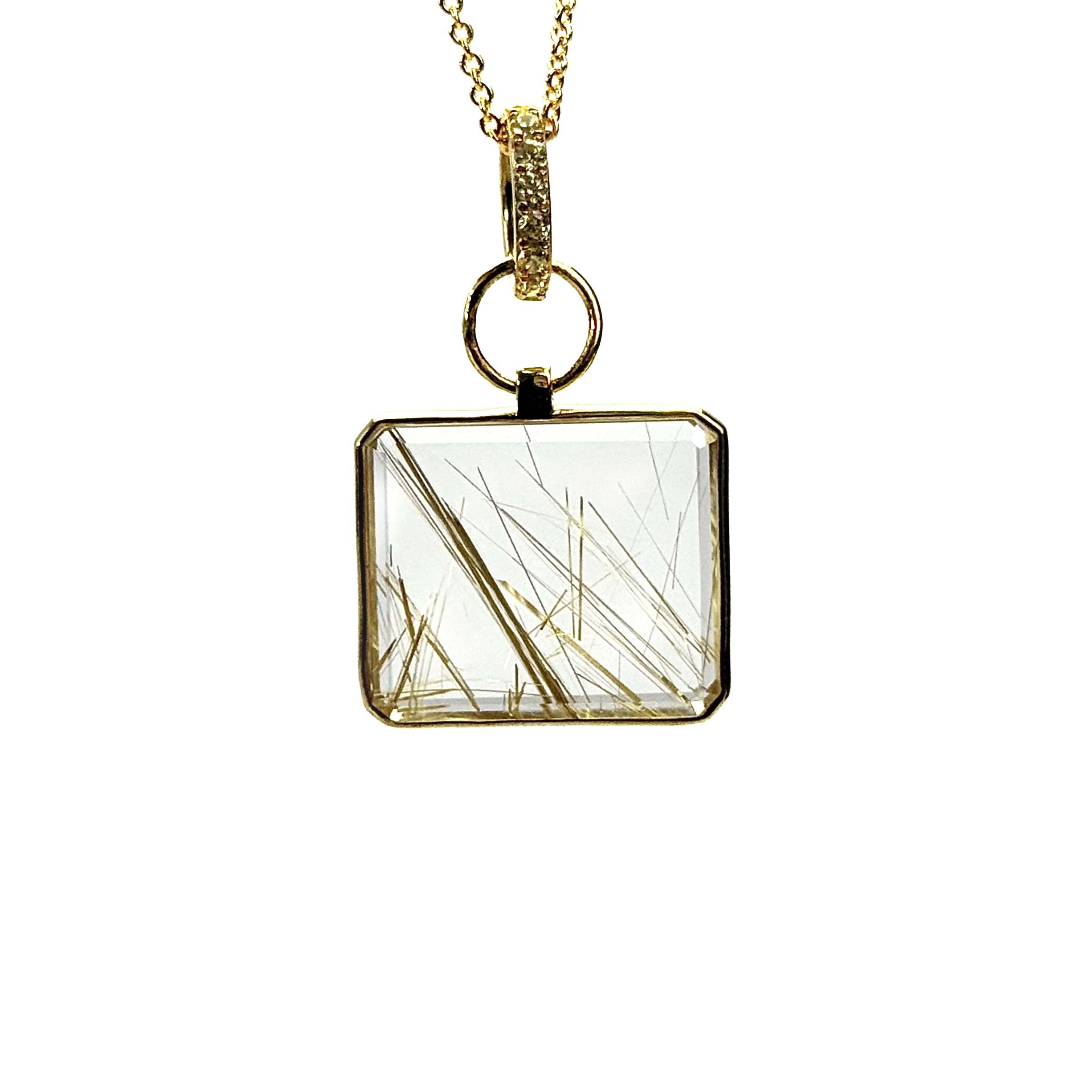 Shinecrys- hair crystal S925 pedant