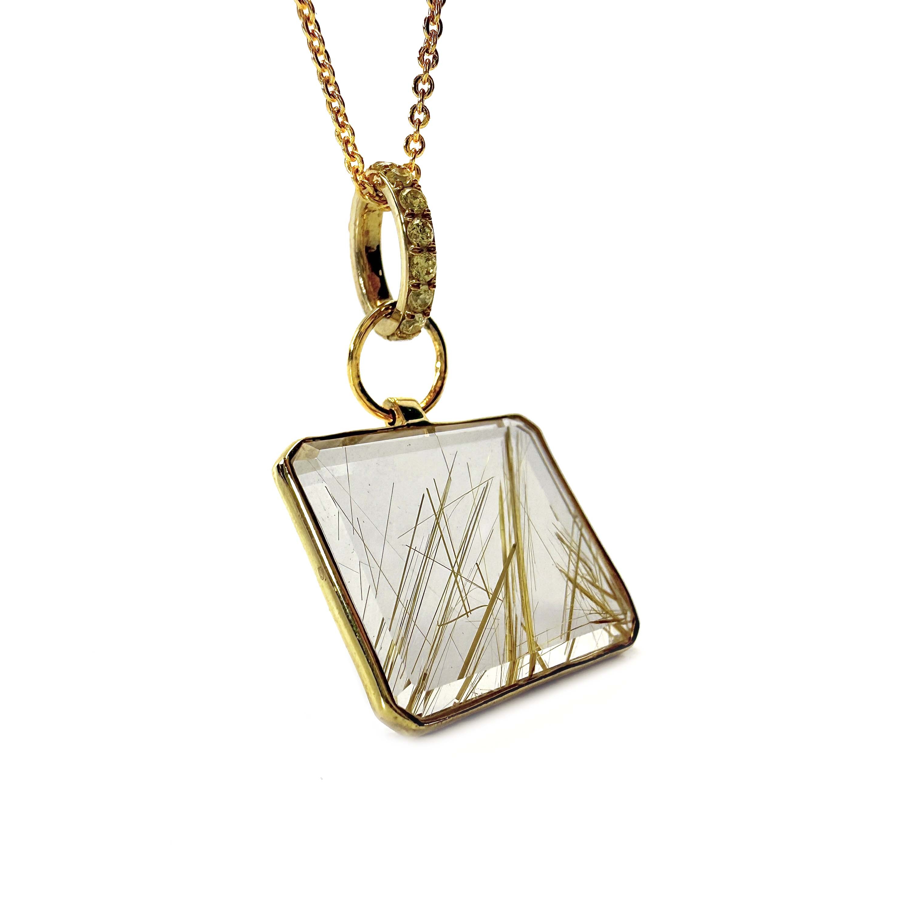 Shinecrys- hair crystal S925 pedant