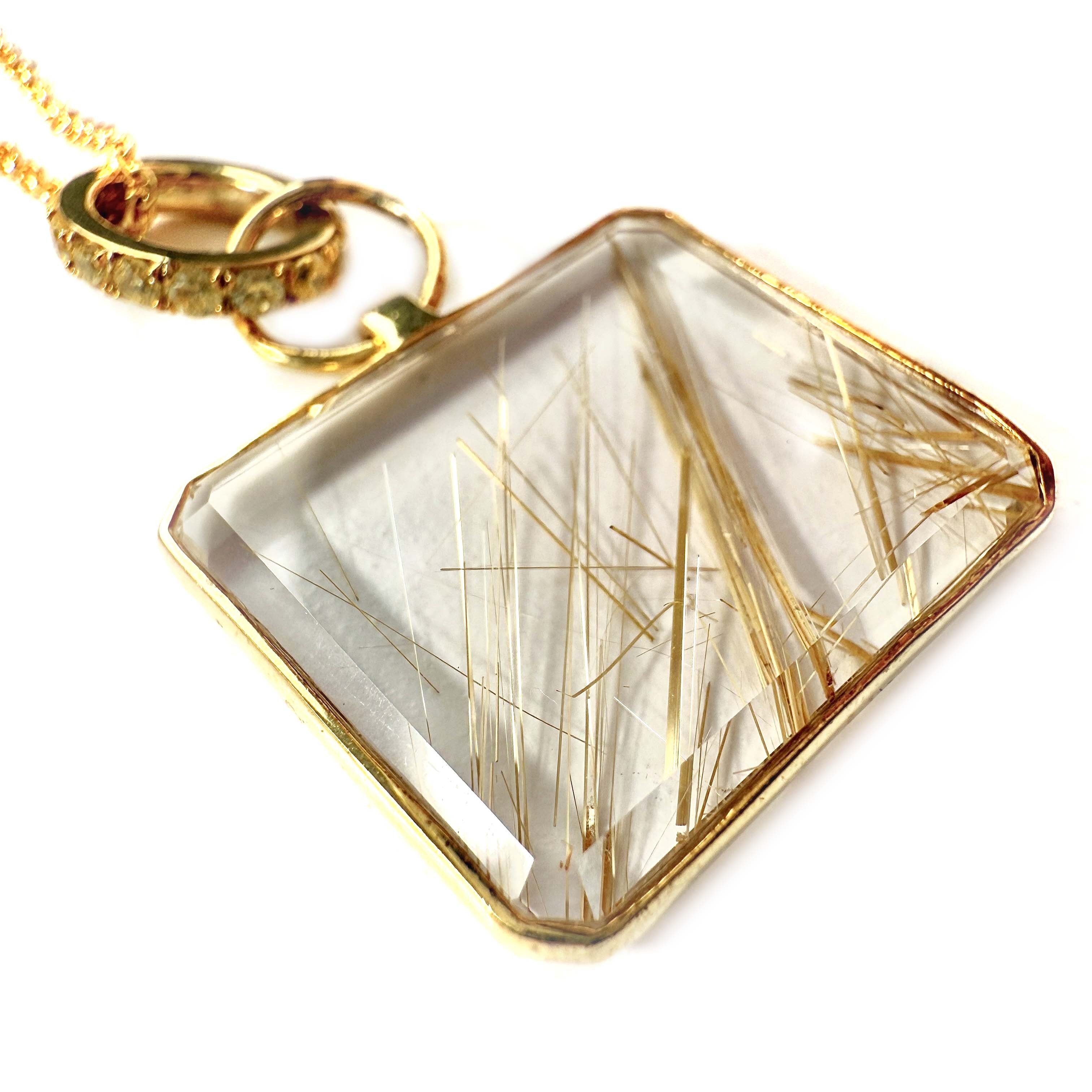 Shinecrys- hair crystal S925 pedant