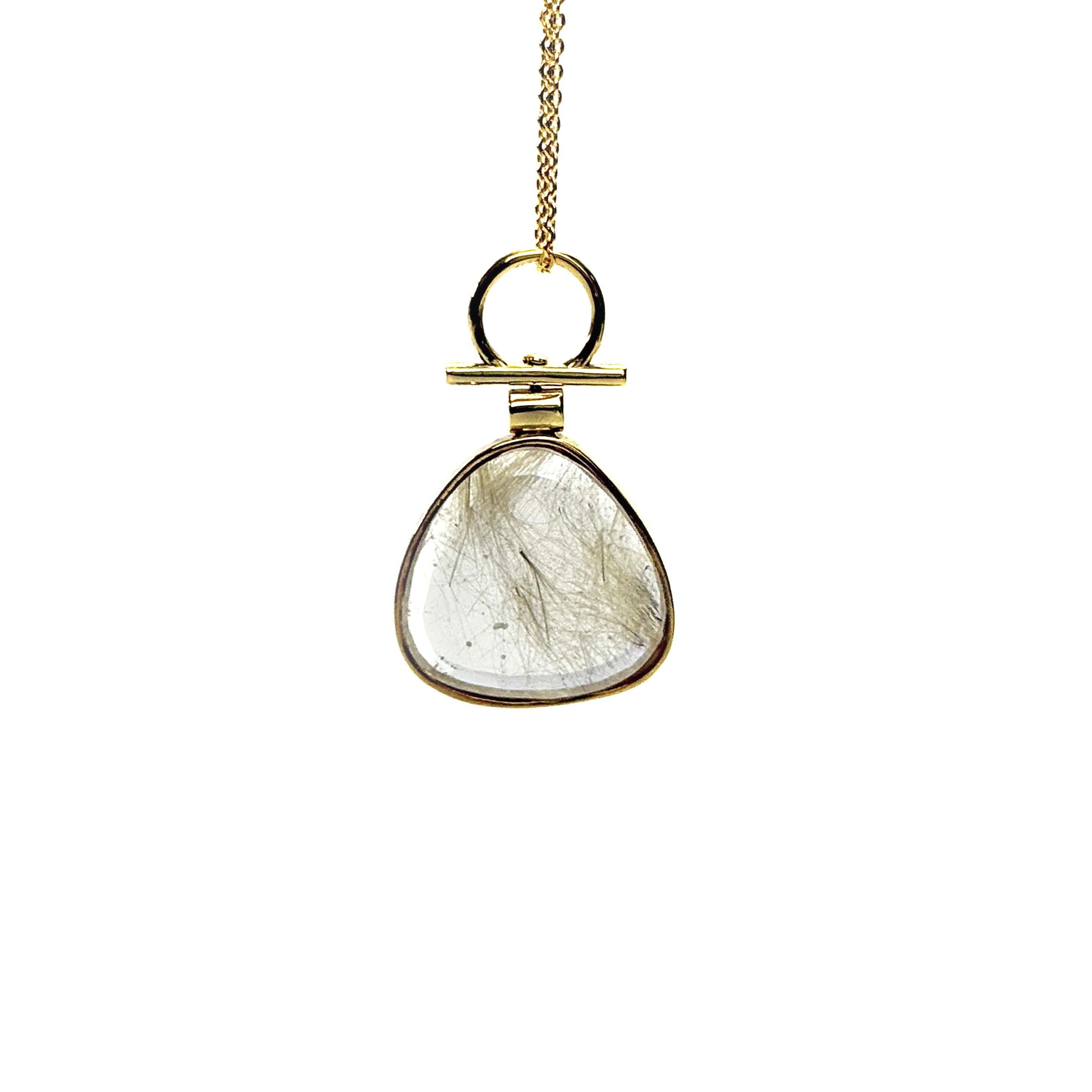 Shinecrys- hair crystal S925 pedant