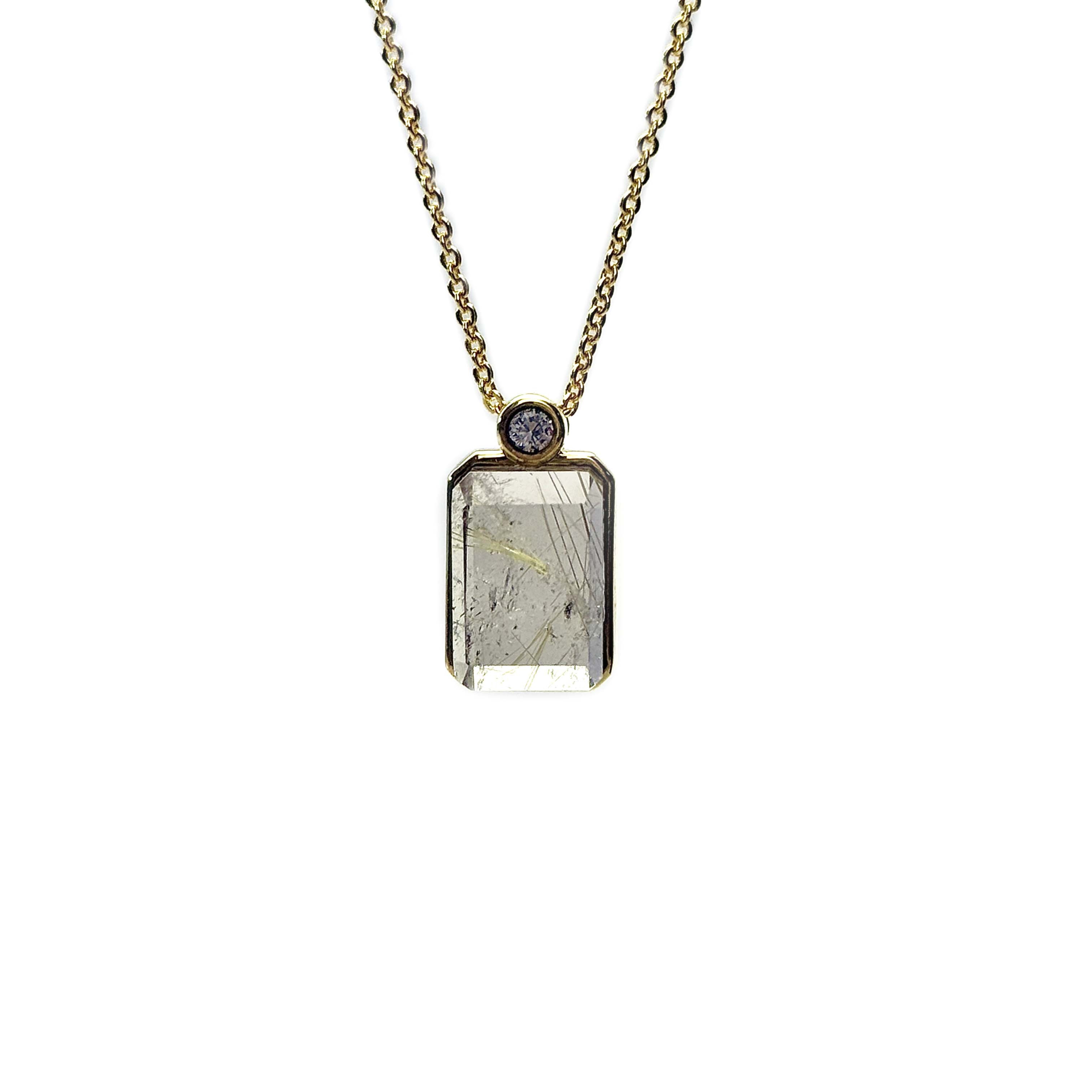 Shinecrys- hair crystal S925 pedant