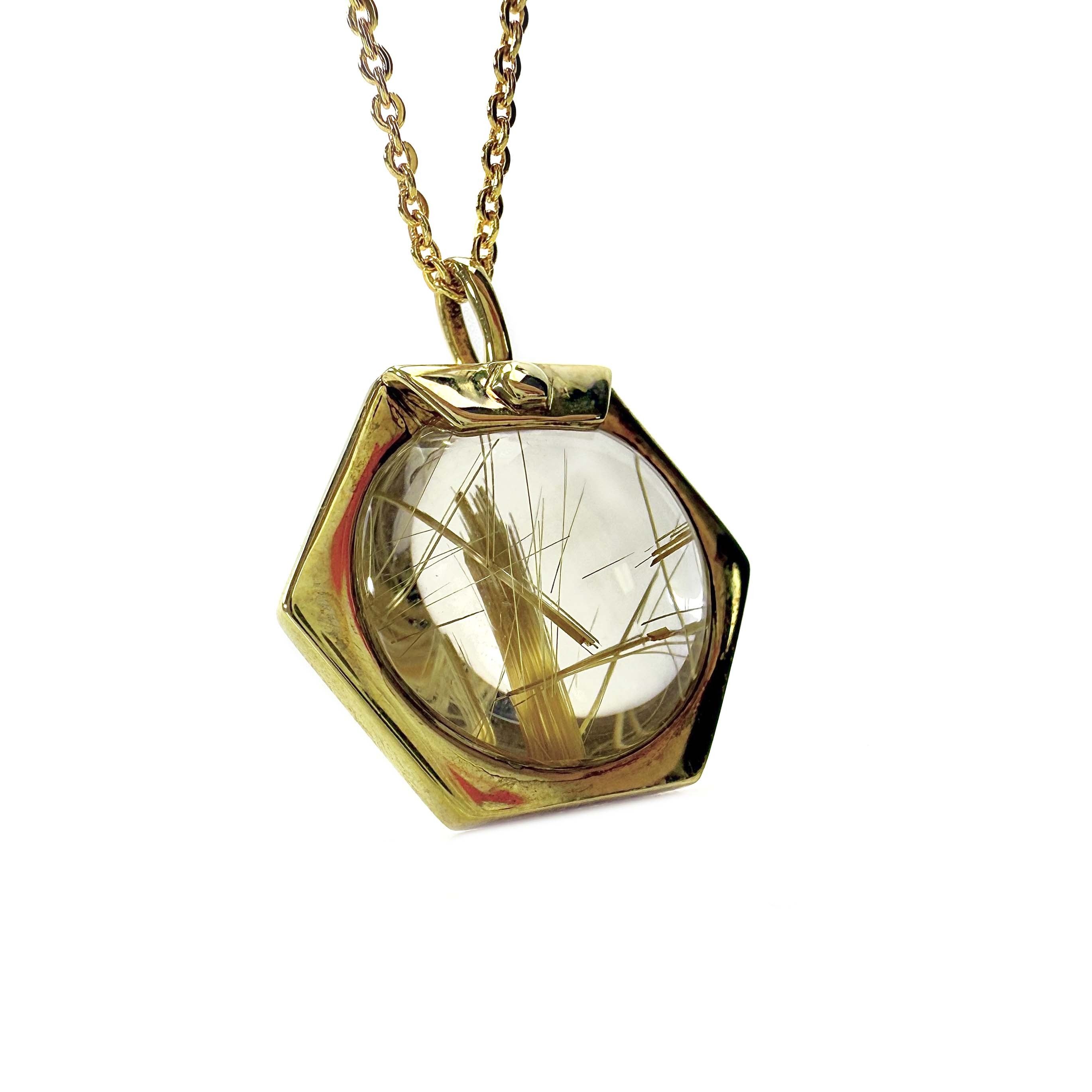 Shinecrys- hair crystal S925 pedant