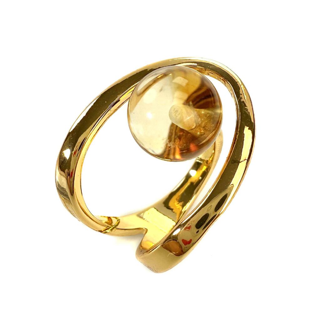 Shinecrys-citrine ring