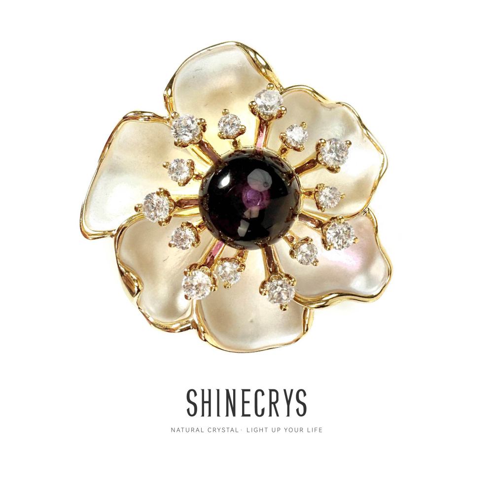 Shinecrys-amethyst ring