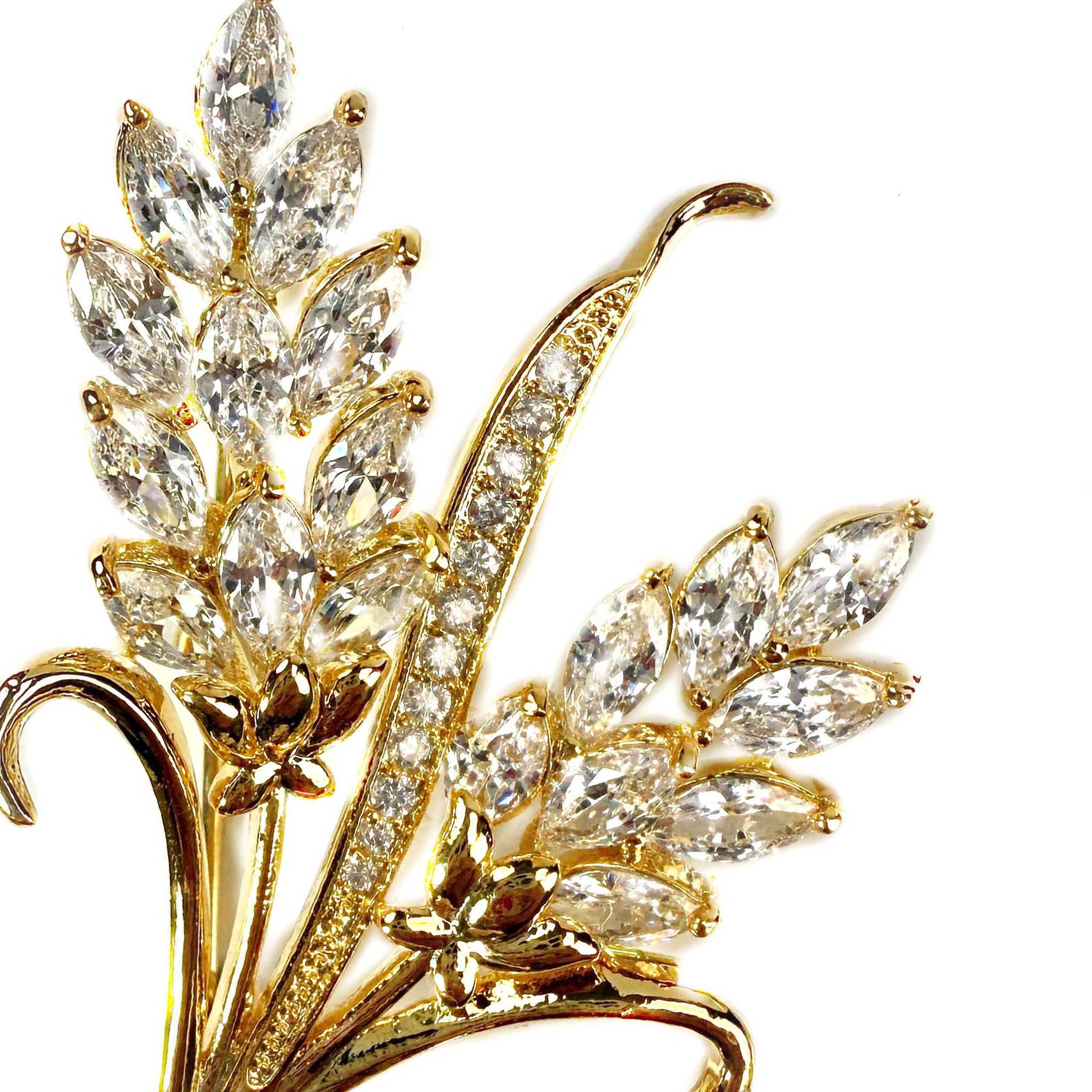 Shinecrys- citrine brooch