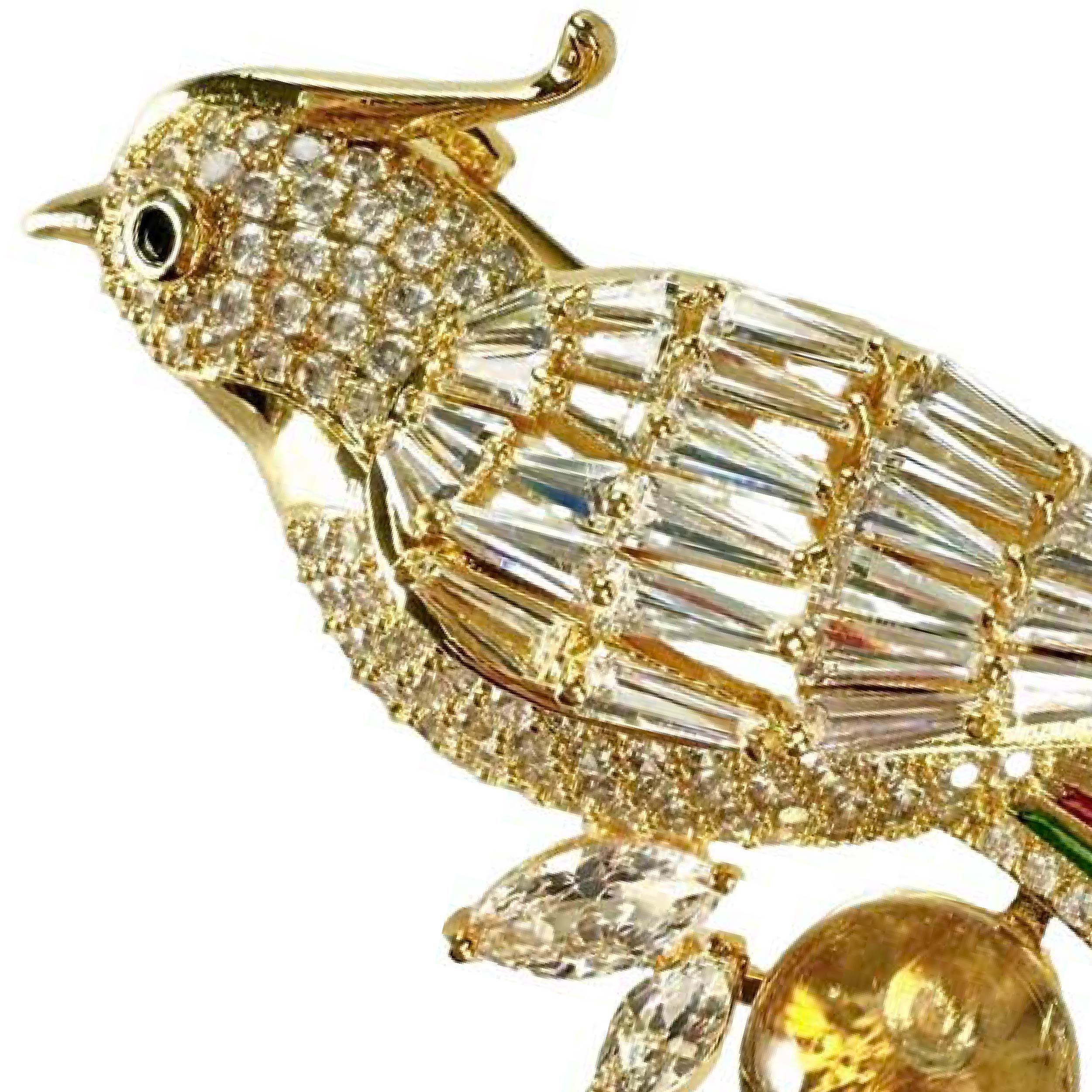 Shinecrys- citrine brooch