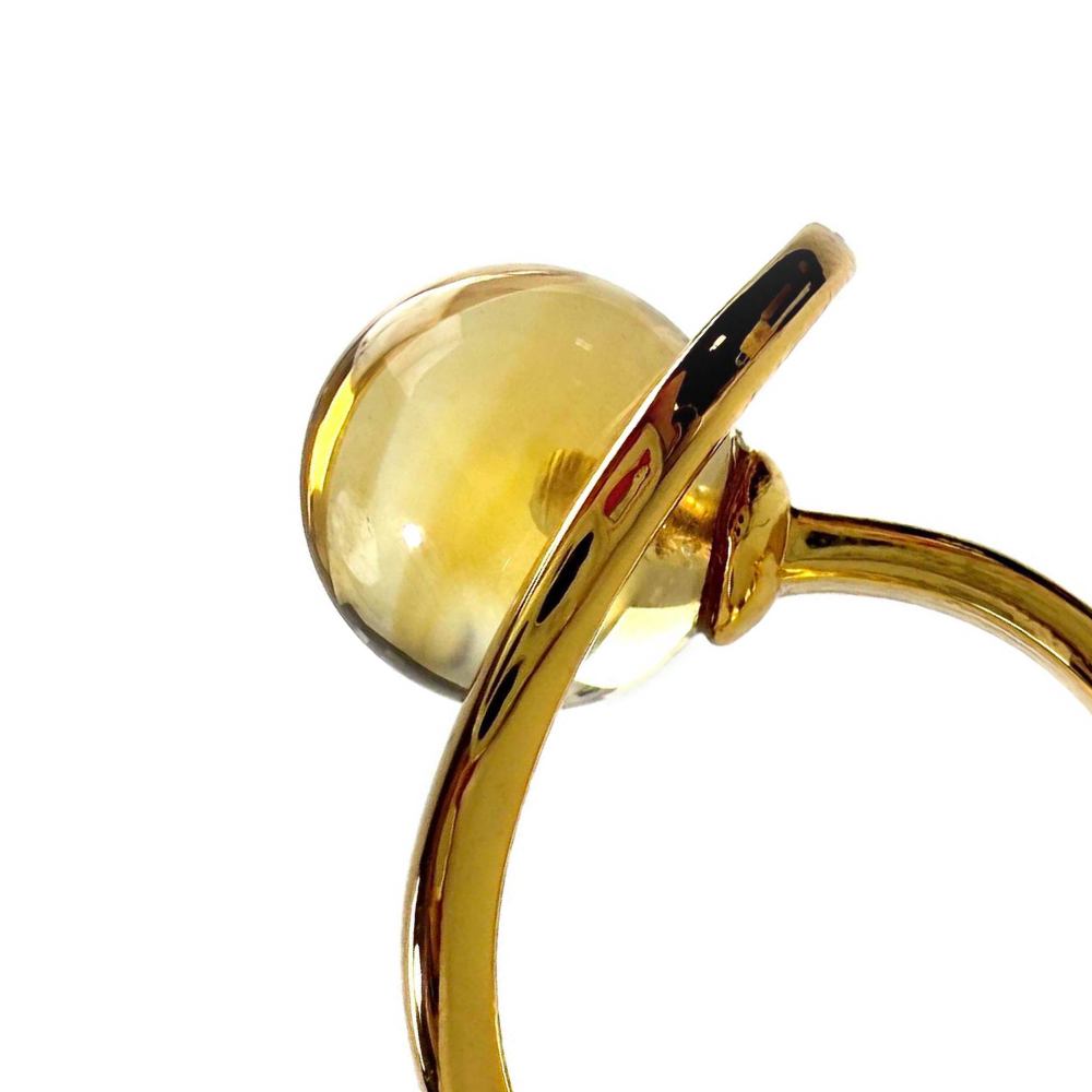 Shinecrys-citrine ring