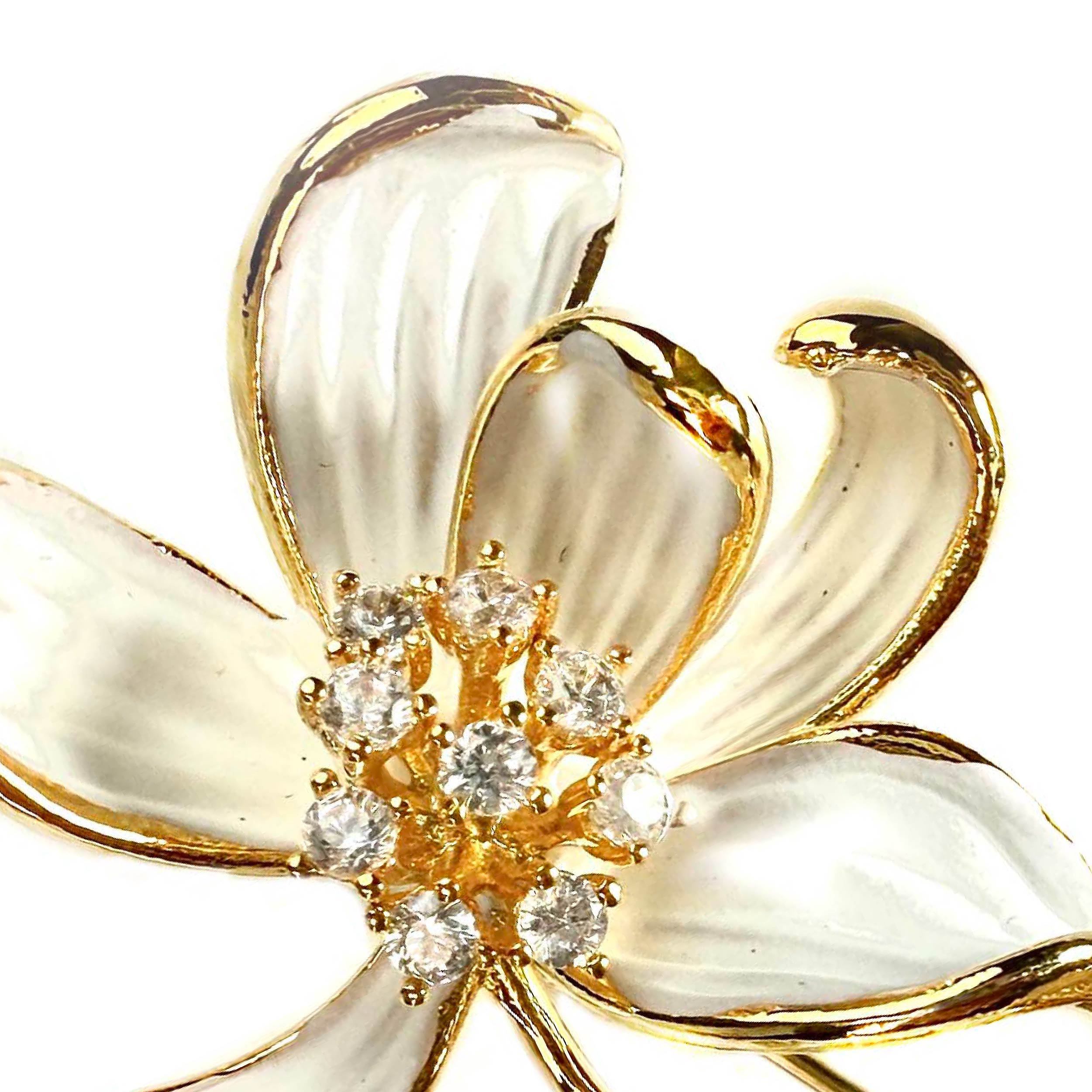 Shinecrys- citrine brooch