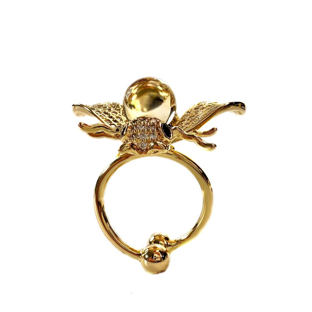 Shinecrys-citrine ring