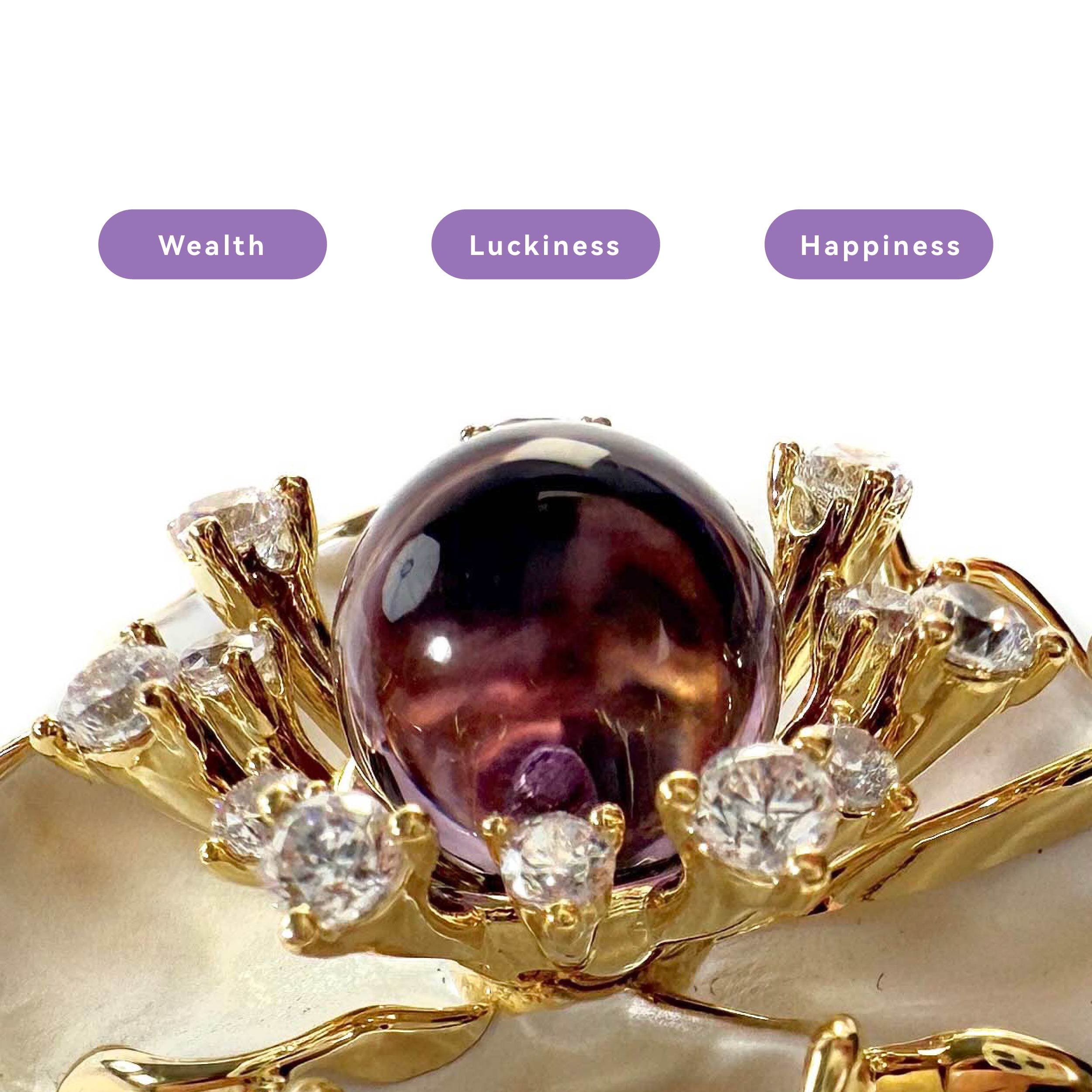 Shinecrys-amethyst ring