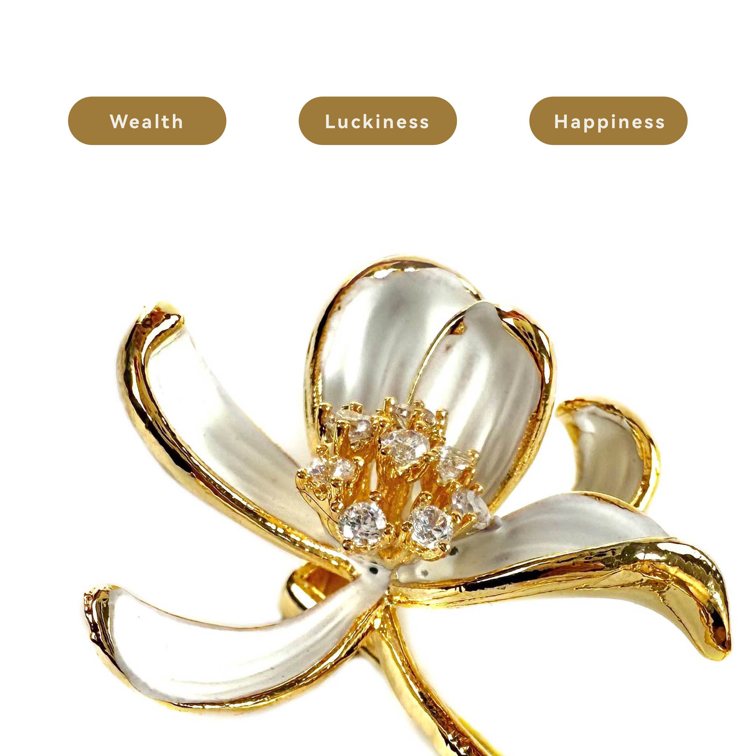Shinecrys- citrine brooch