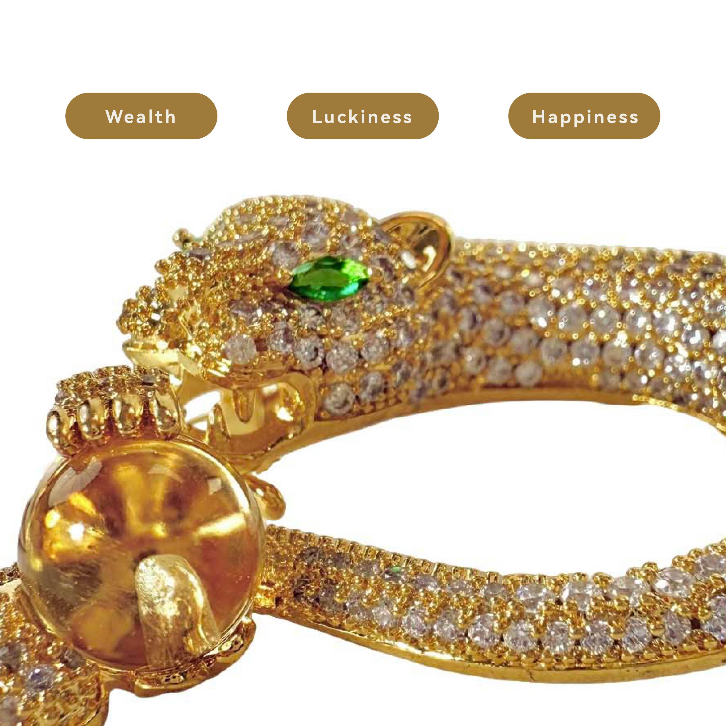 Shinecrys- citrine brooch