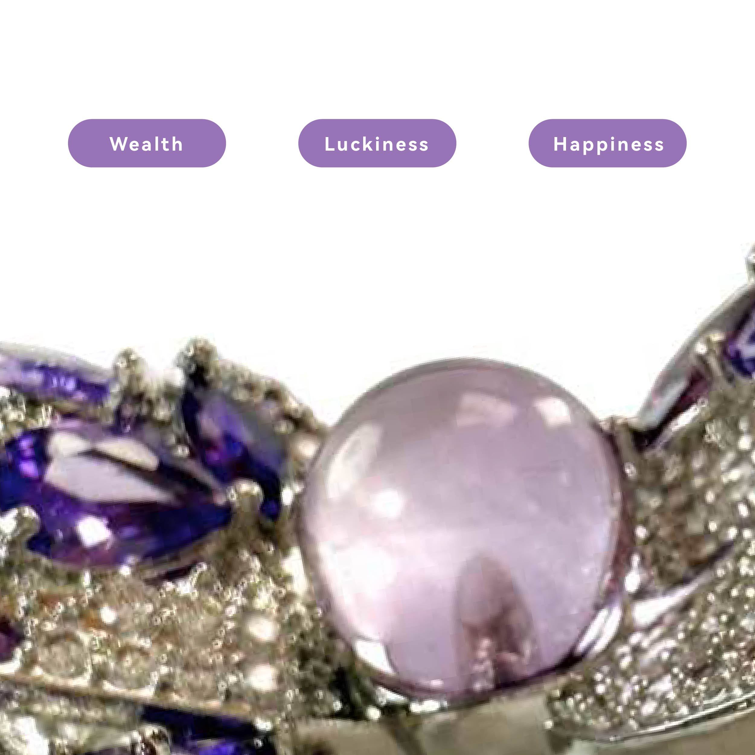 Shinecrys- amethyst brooch
