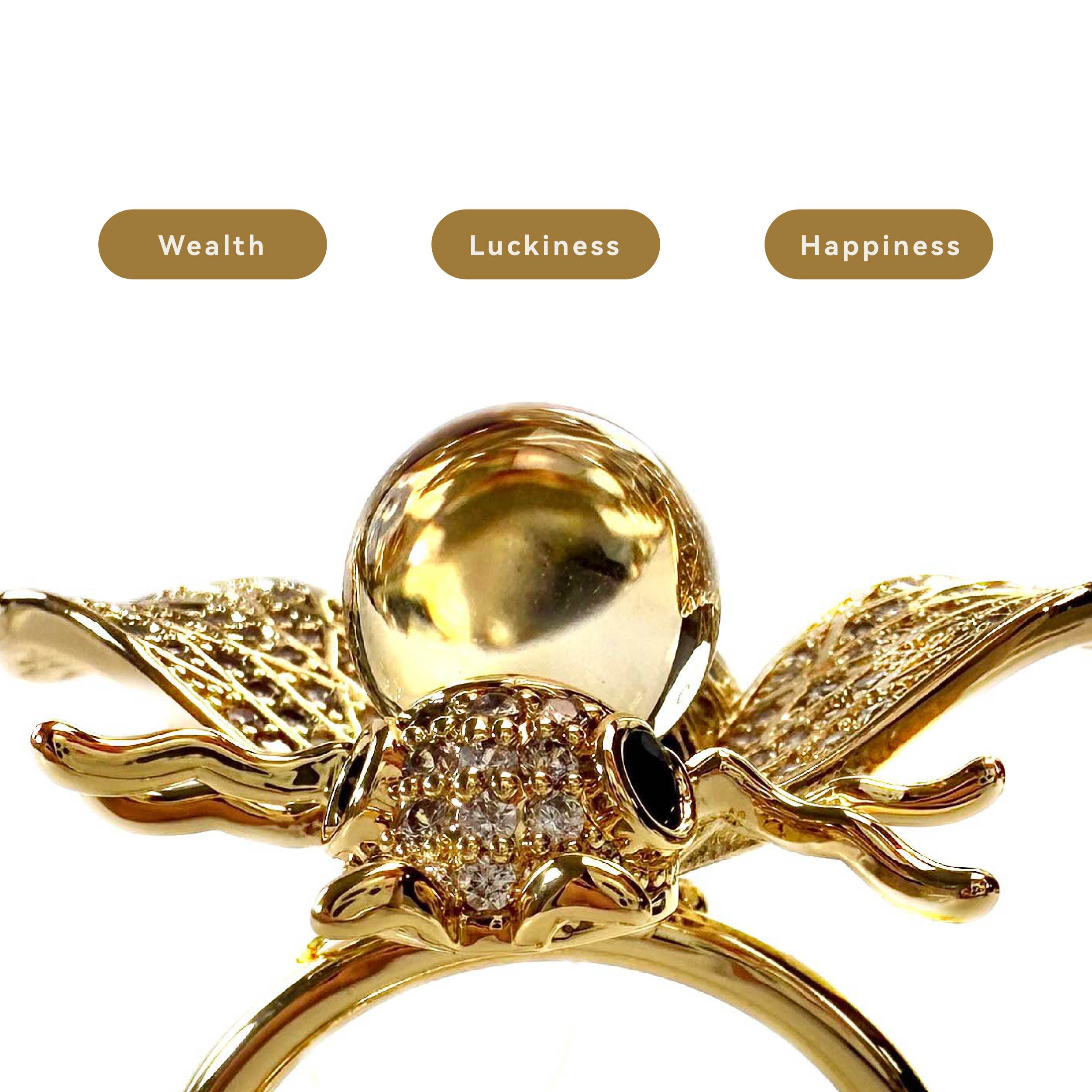 Shinecrys-citrine ring